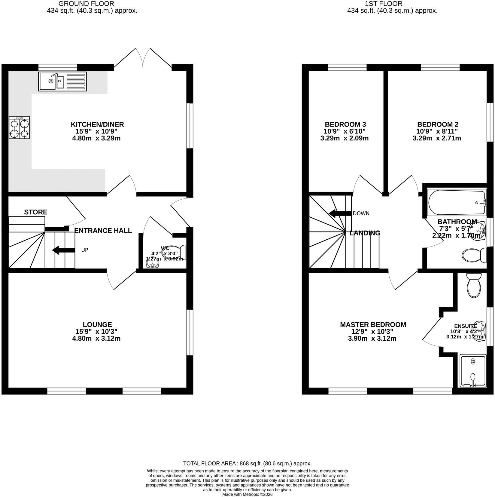 Osprey Drive, Branston, DE14 floorplan