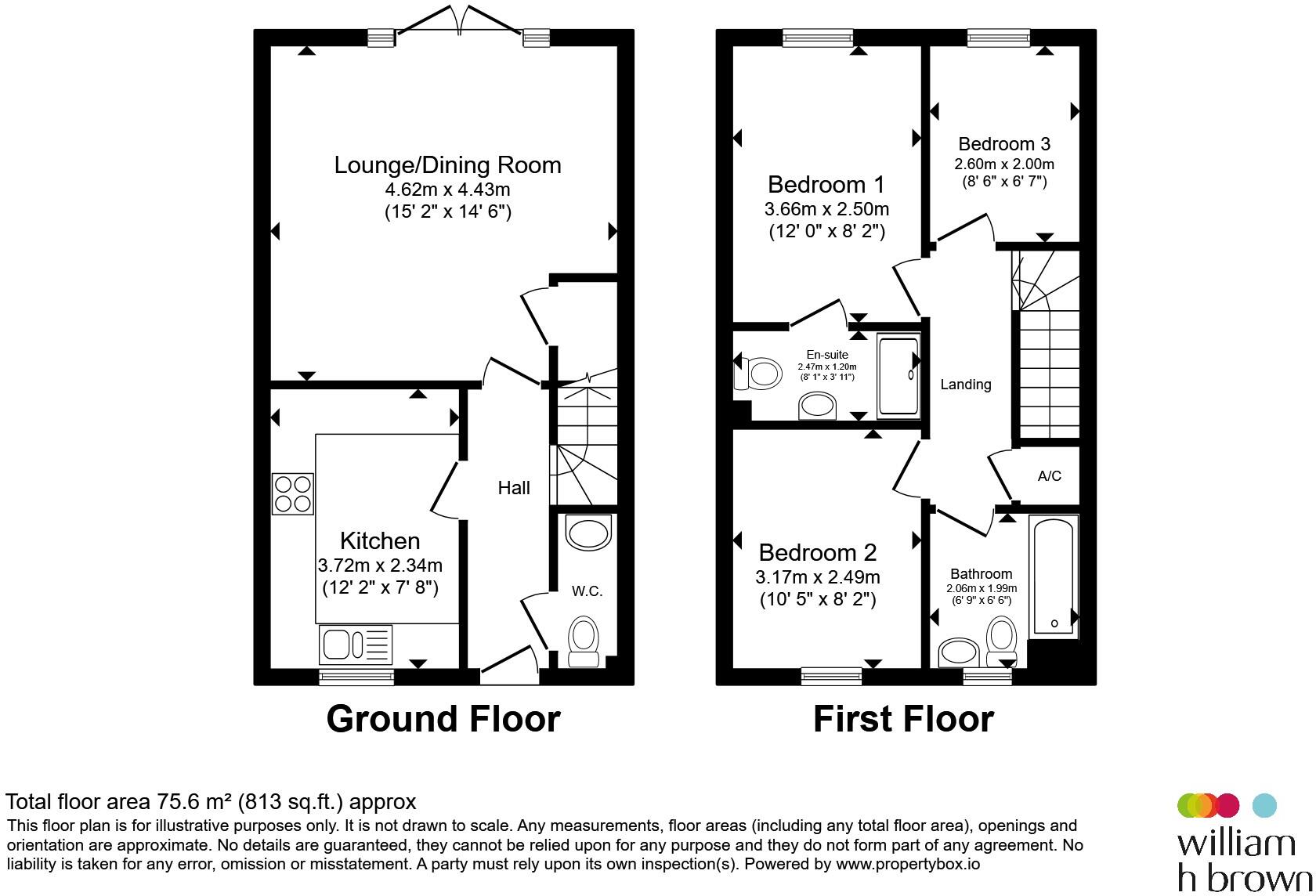 Osier Close, Manea, March floorplan
