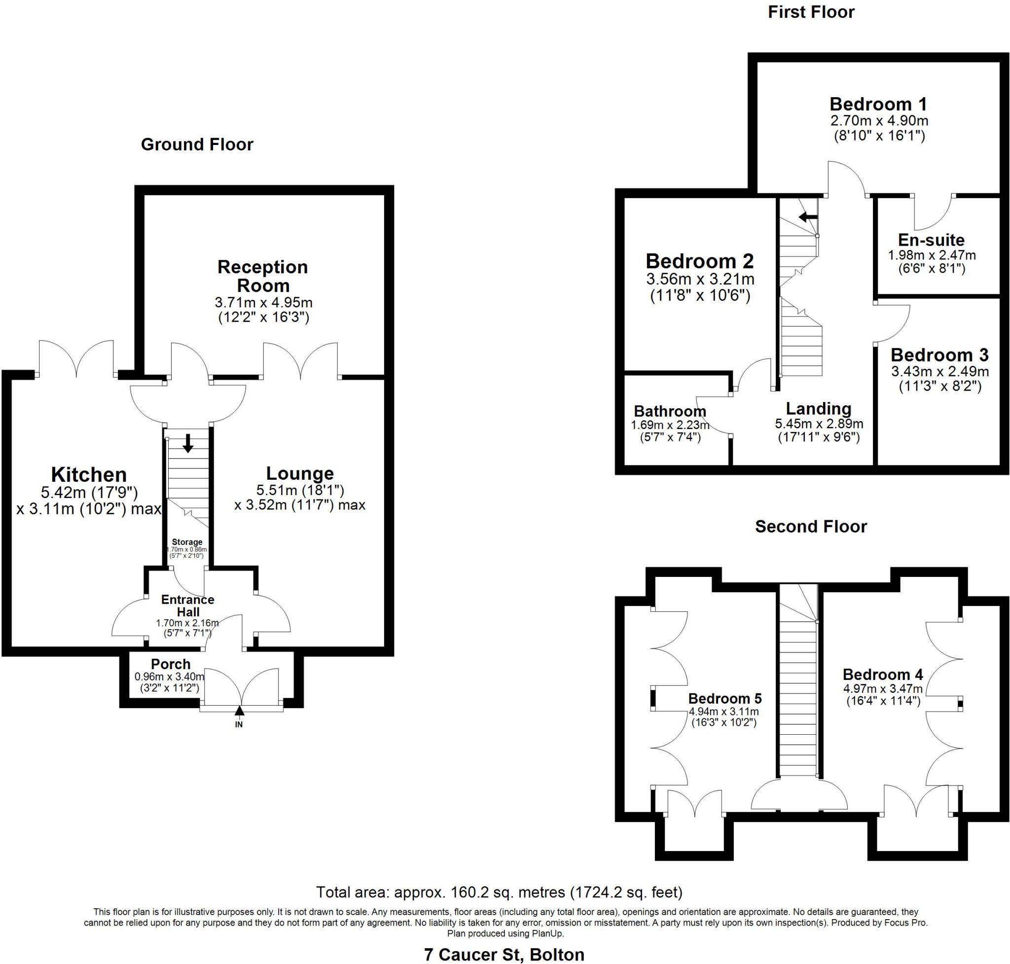Chaucer Street, Halliwell, Bolton floorplan