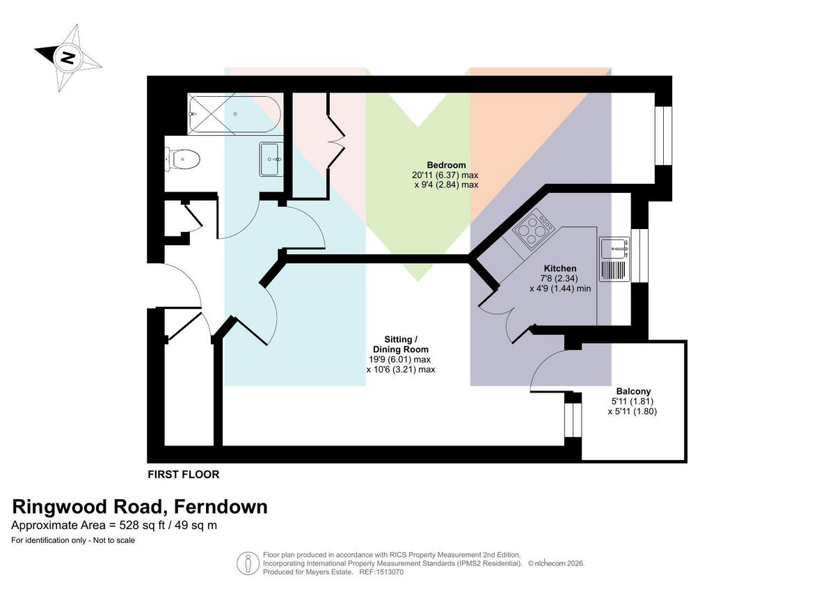 St George's Court, Ringwood Road Ferndown, BH22 9 floorplan