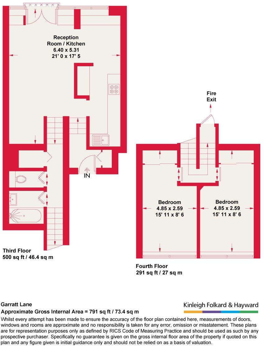 Garratt Lane, Earlsfield, London, SW18 floorplan