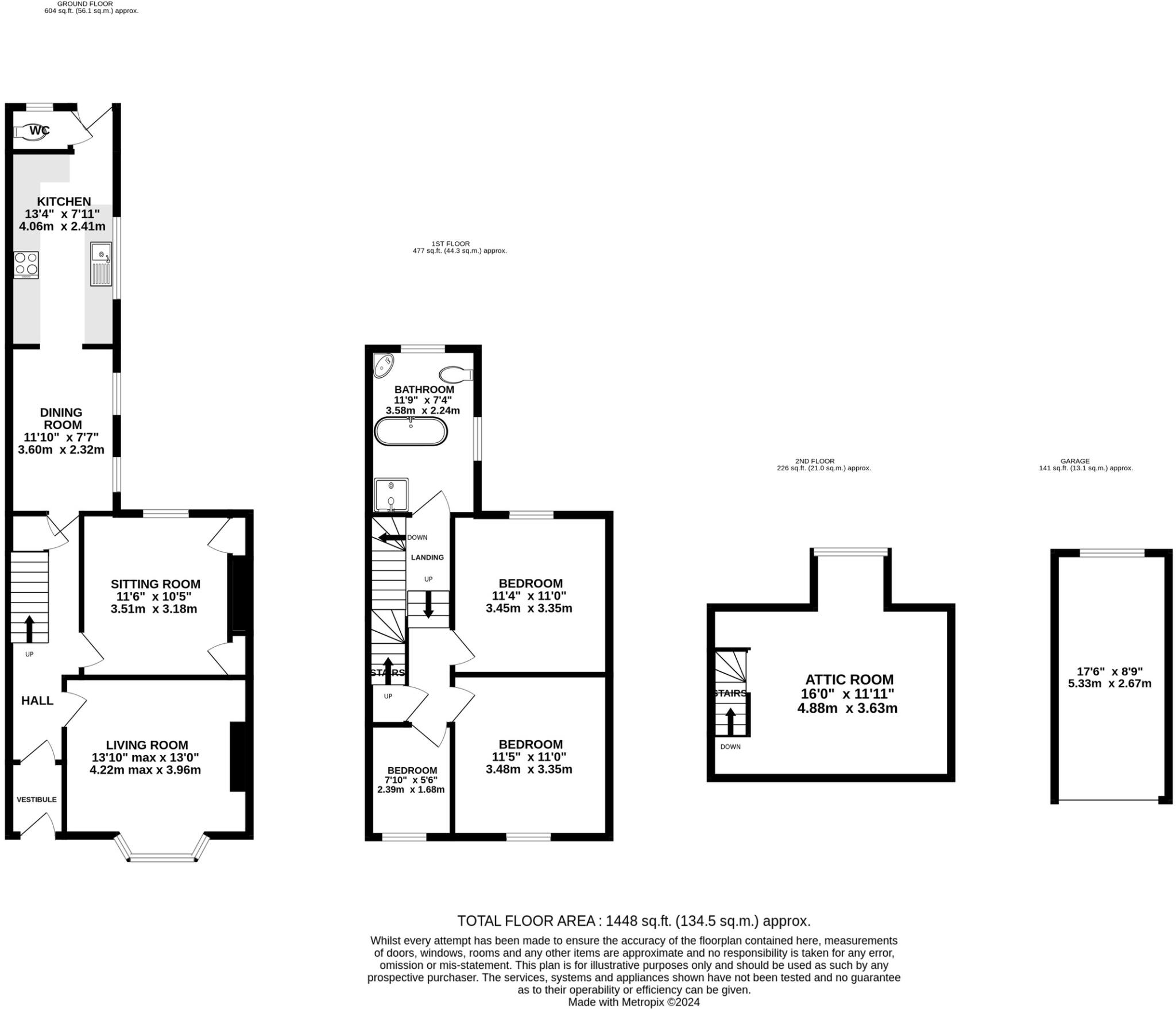 Vestry Road, Street floorplan