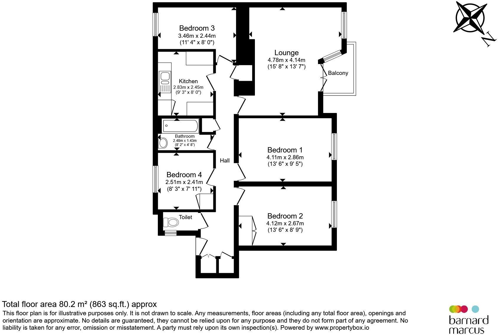 Chobham Gardens, London floorplan