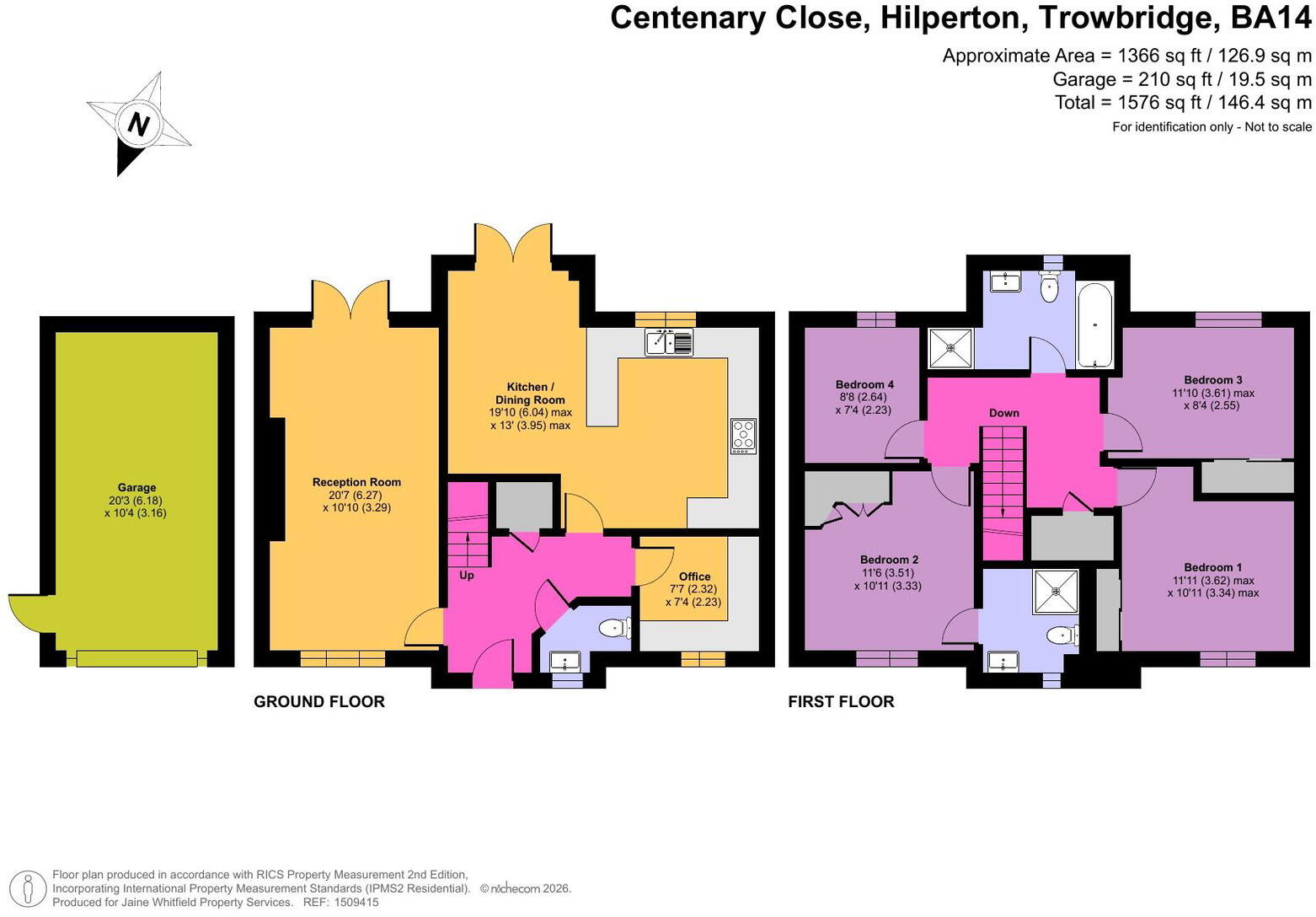 Centenary Close, Hilperton floorplan