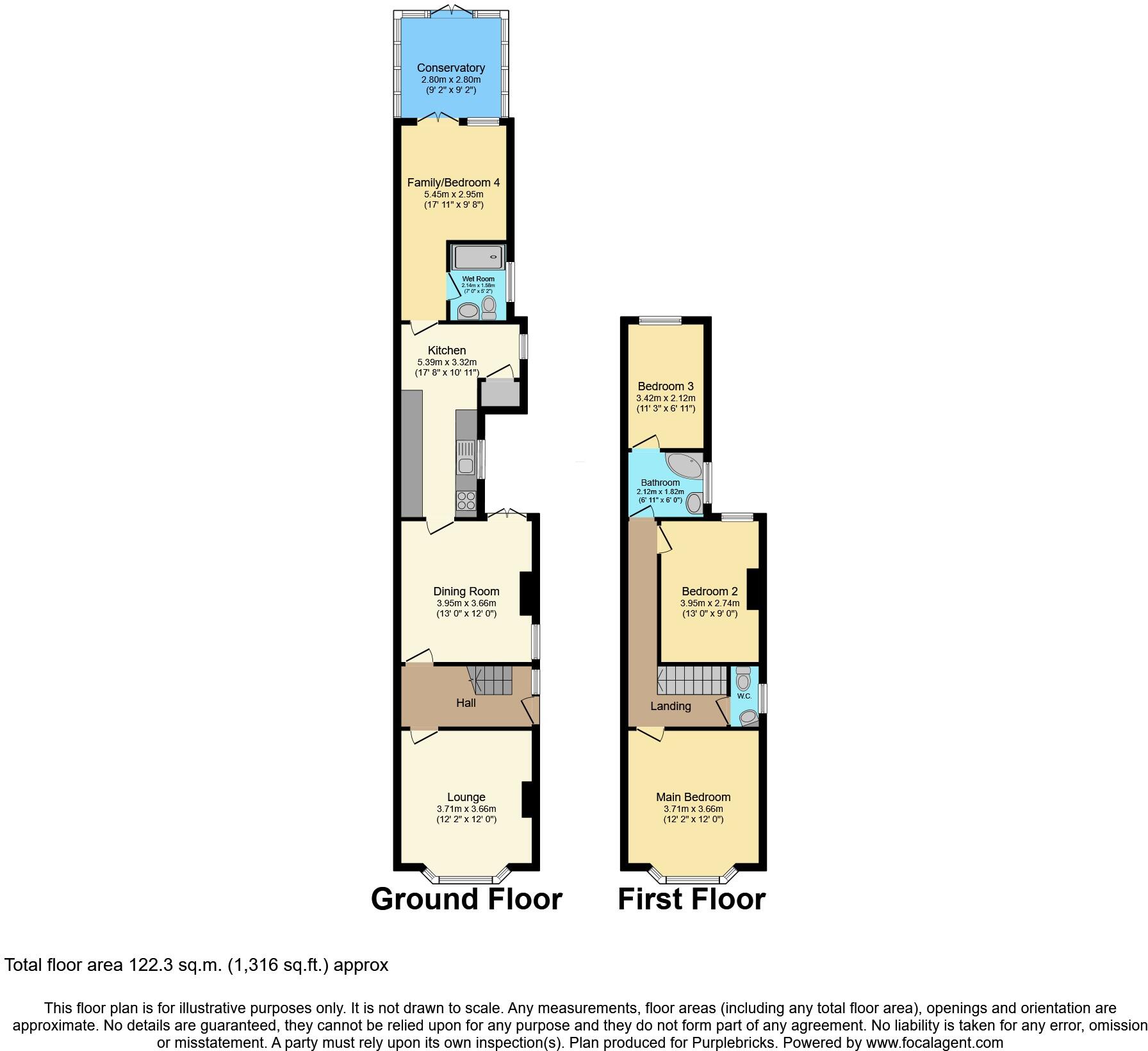 Whitehill Road, Coalville, LE67 floorplan