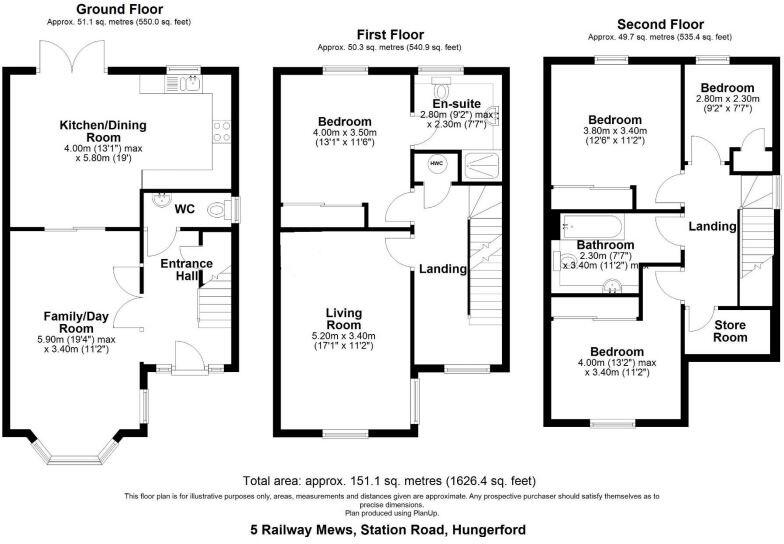 Railway Mews, Hungerford floorplan