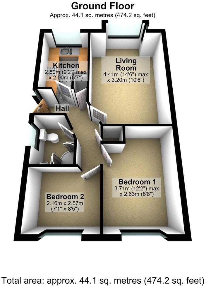 Tunstall Way, Walton, Chesterfield floorplan
