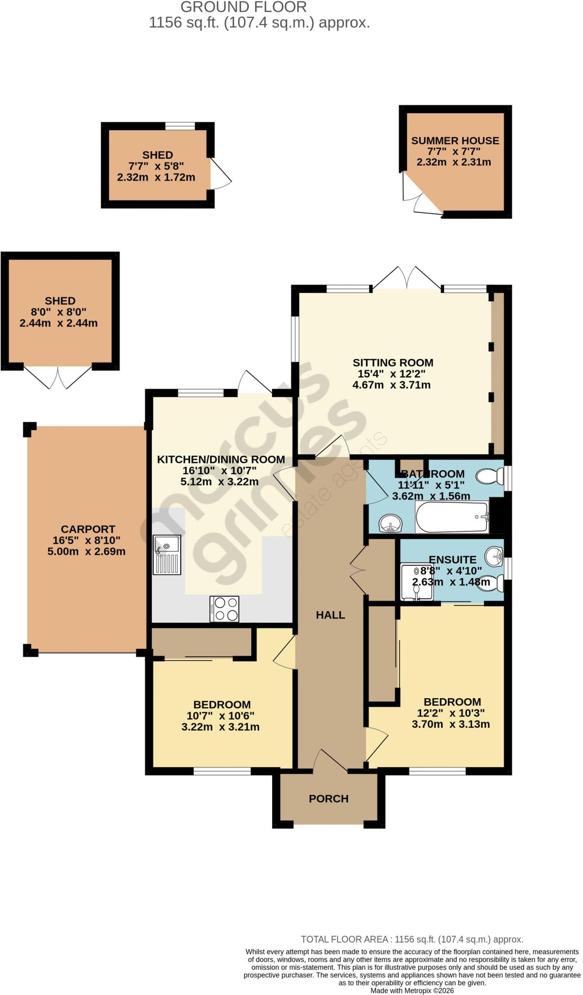 Charlwood Drive, Henfield floorplan