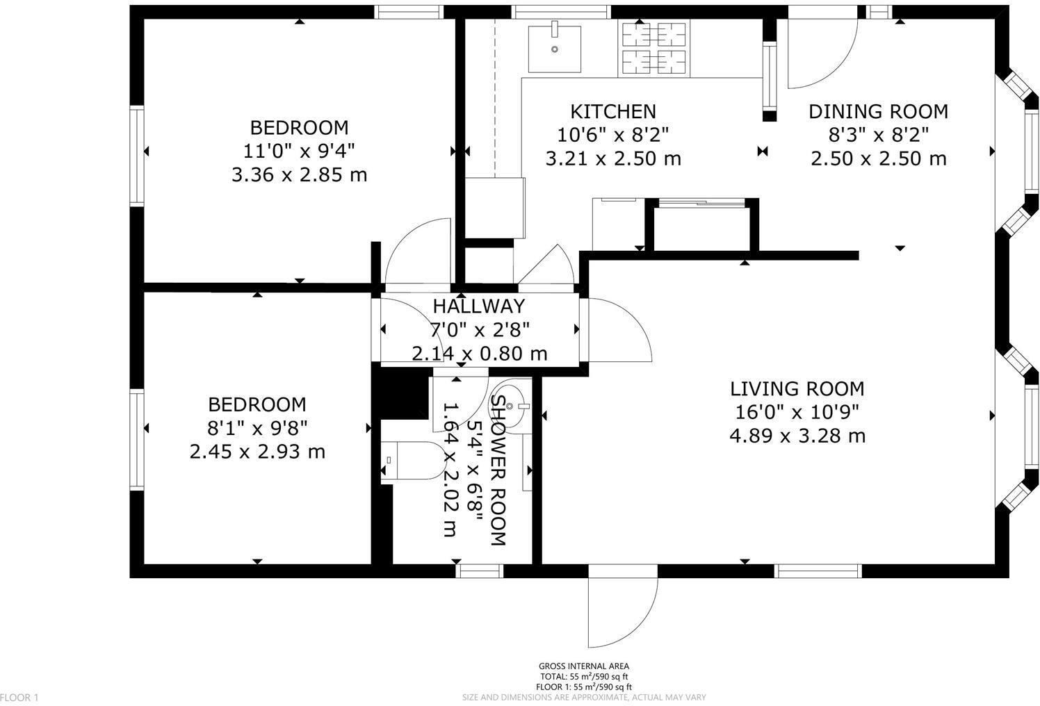 Primrose Acre, Deanland Wood Park floorplan