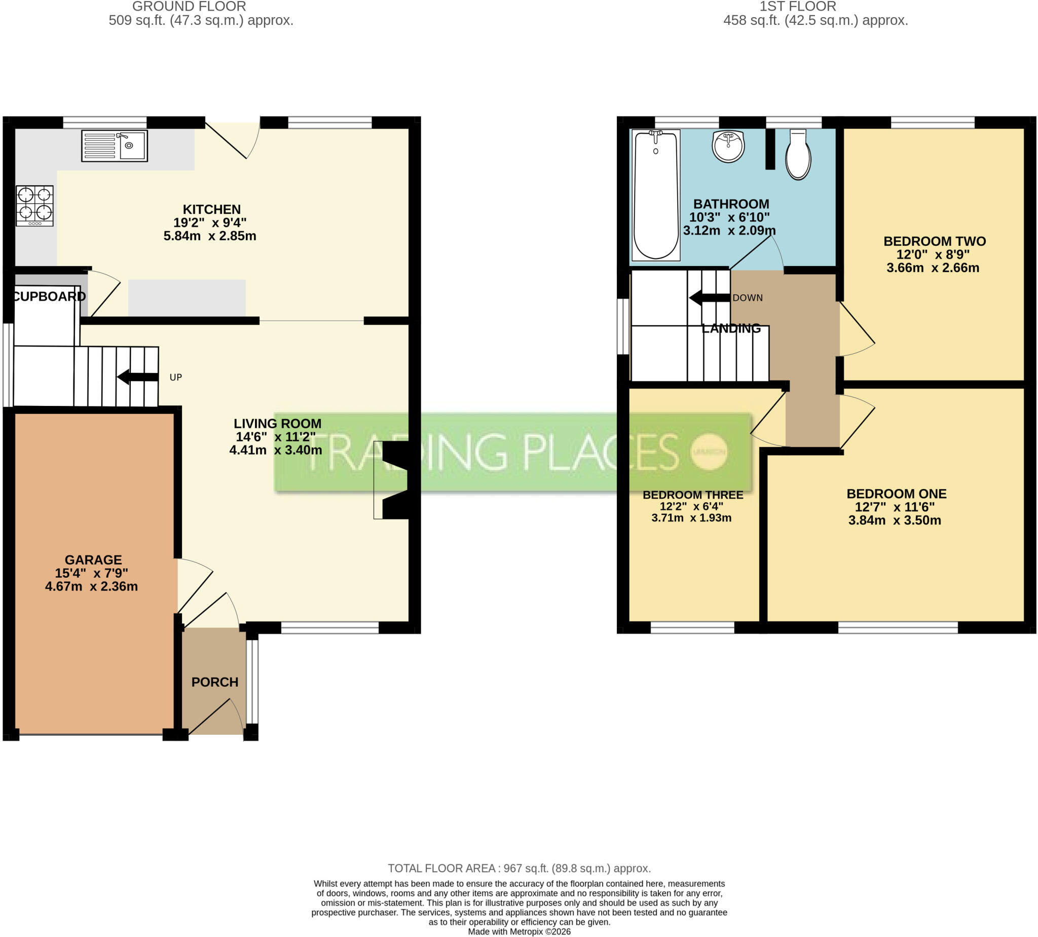 Brook Road, Urmston, M41 floorplan