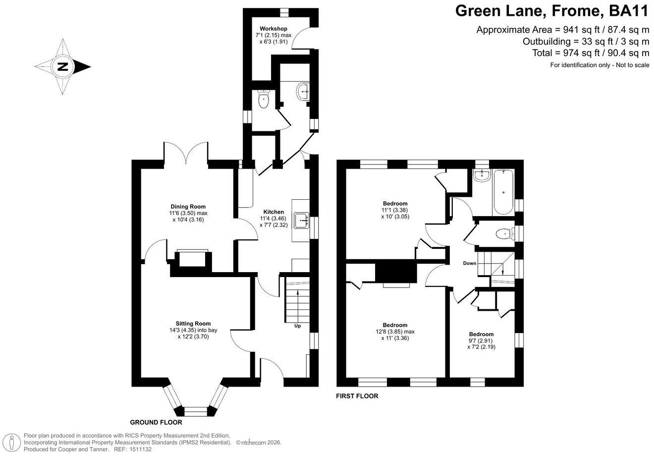 Green Lane, Frome, BA11 floorplan
