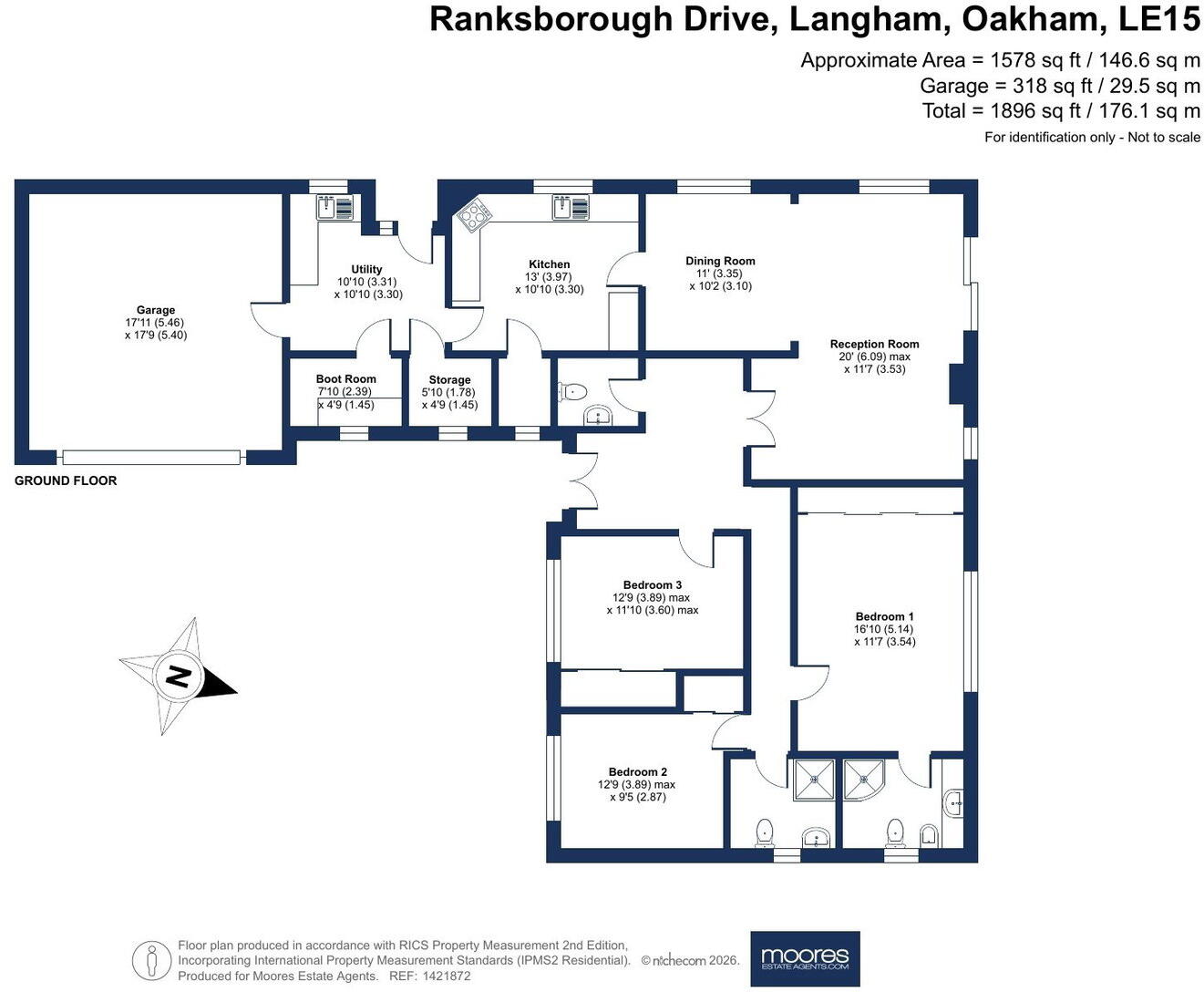 Ranksborough Drive, Langham floorplan