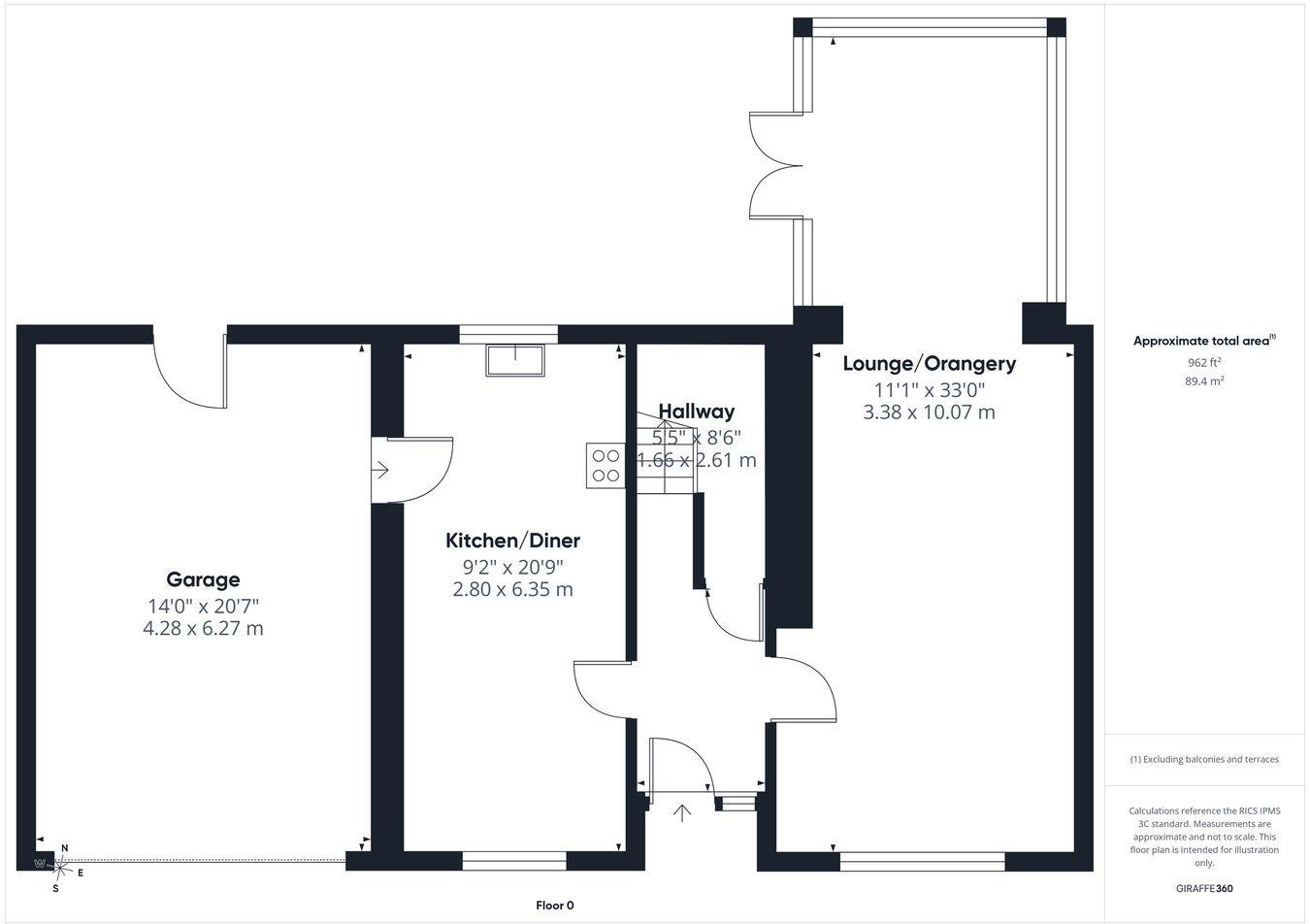 Ball Hill, South Normanton, DE55 floorplan