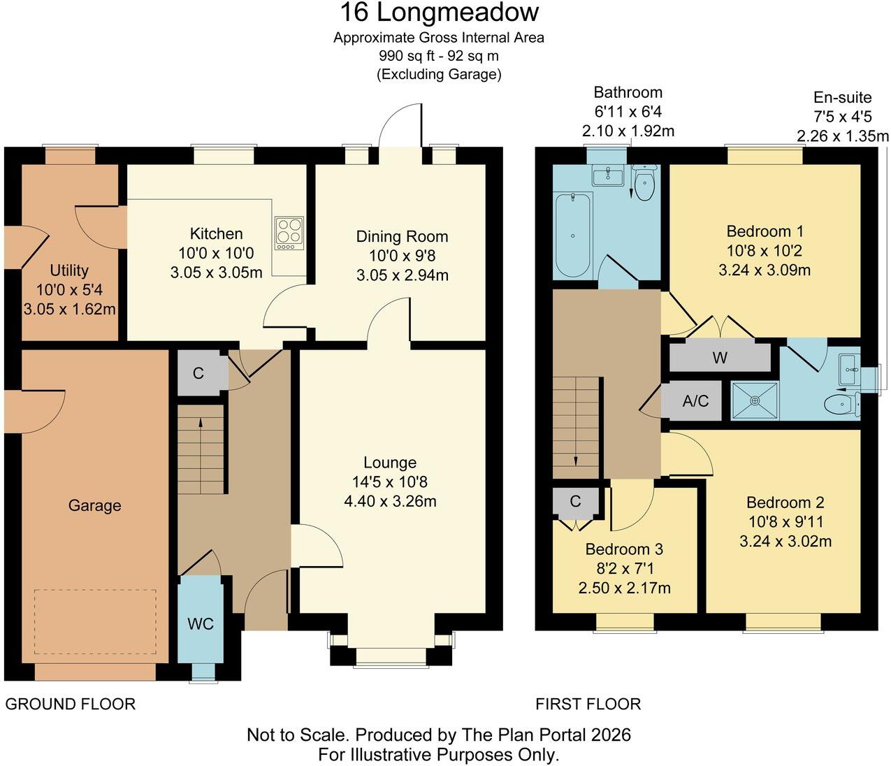 Longmeadow, Wootton, Northampton, NN4 floorplan