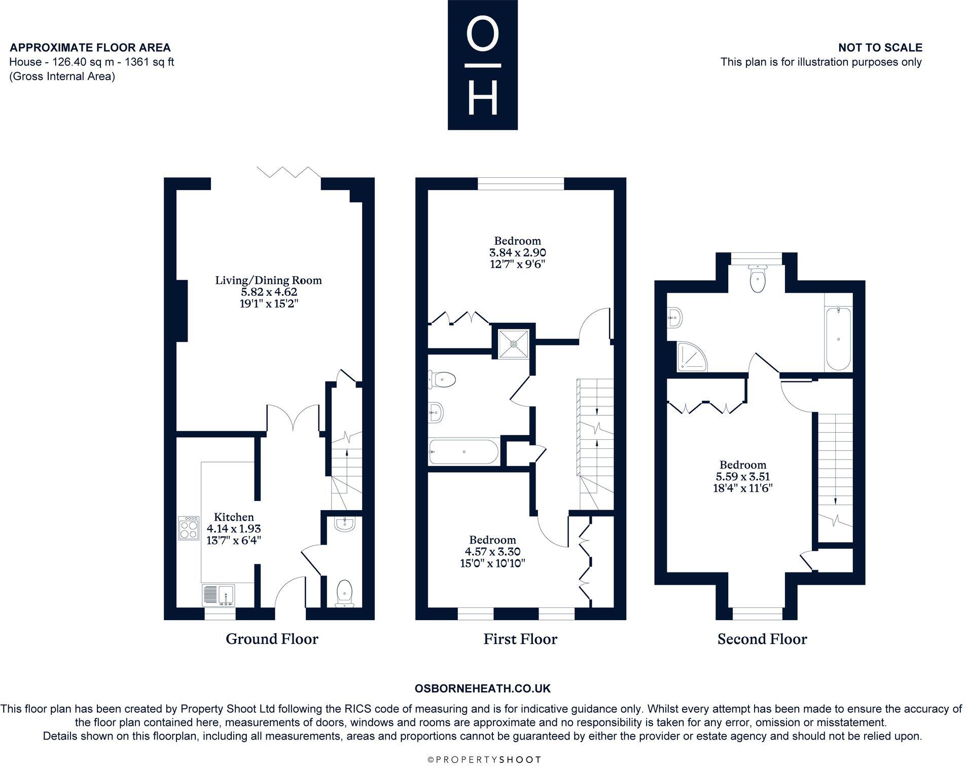 Priory Road, Ascot floorplan