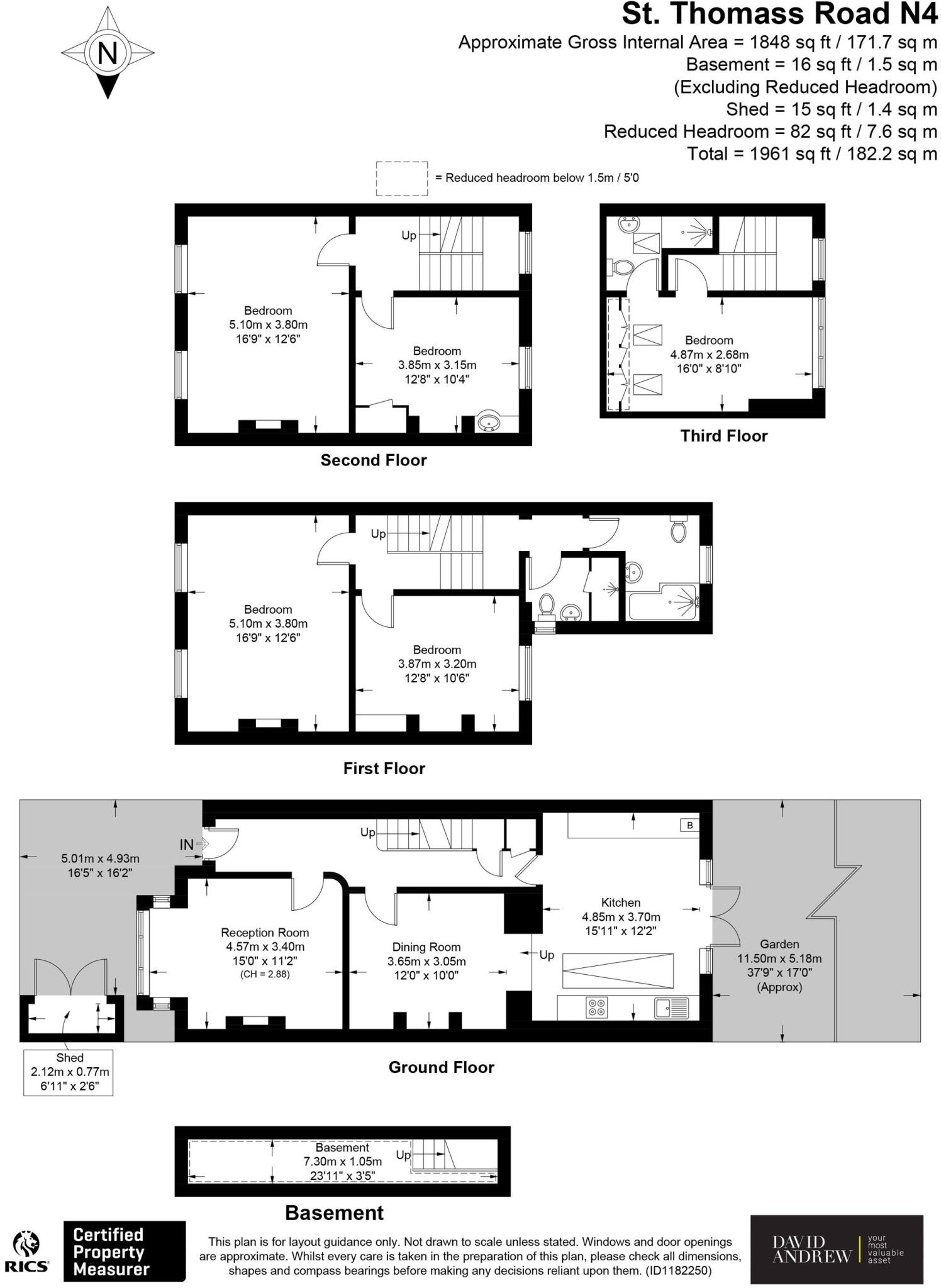 St. Thomas's Road, London, N4 floorplan