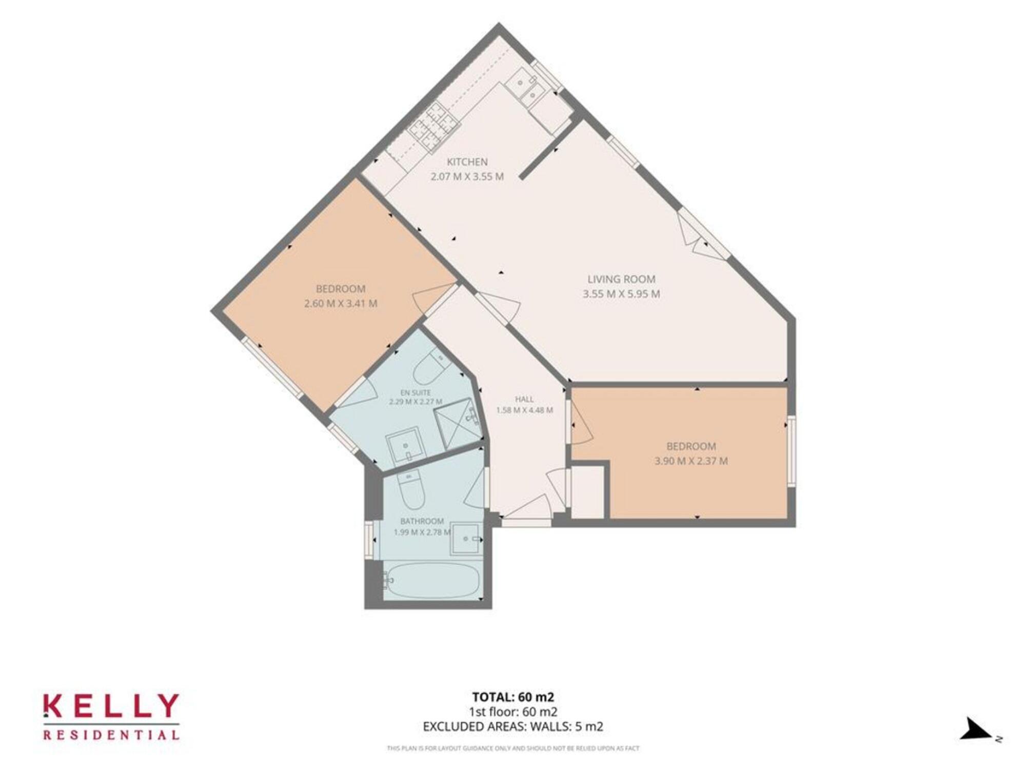 Premium Gate, Glasgow, G43 floorplan