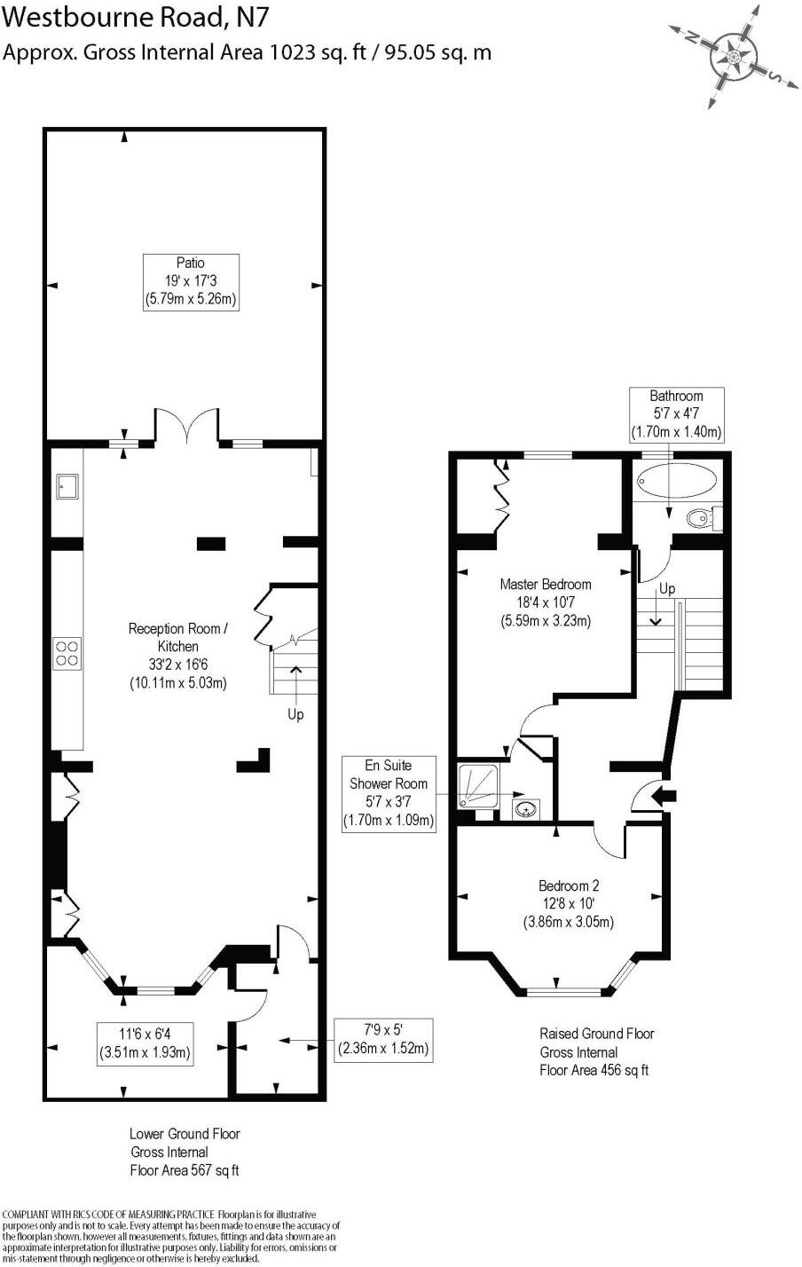Westbourne Road, Islington, N7 floorplan
