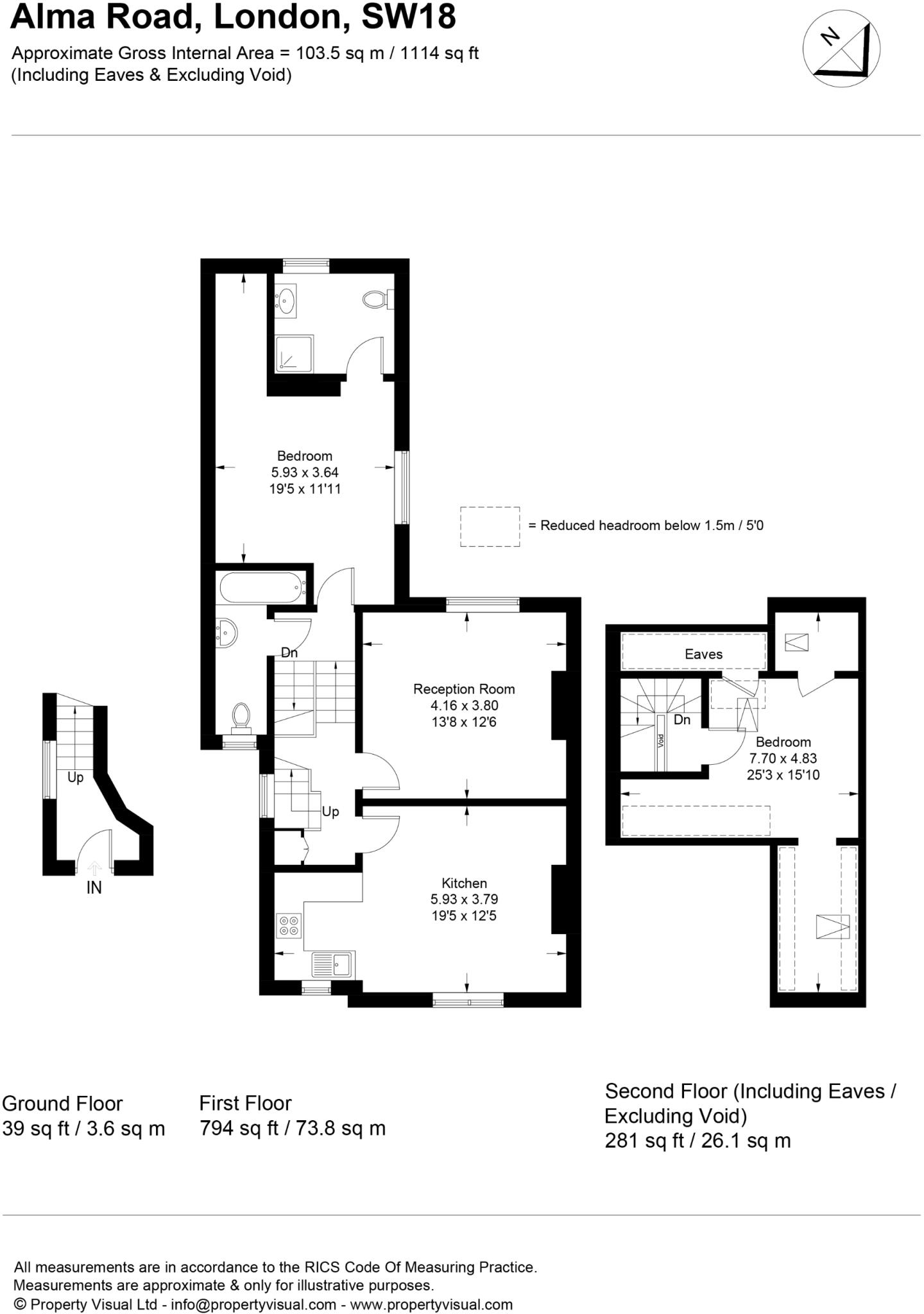 Alma Road, Wandsworth, SW18 floorplan