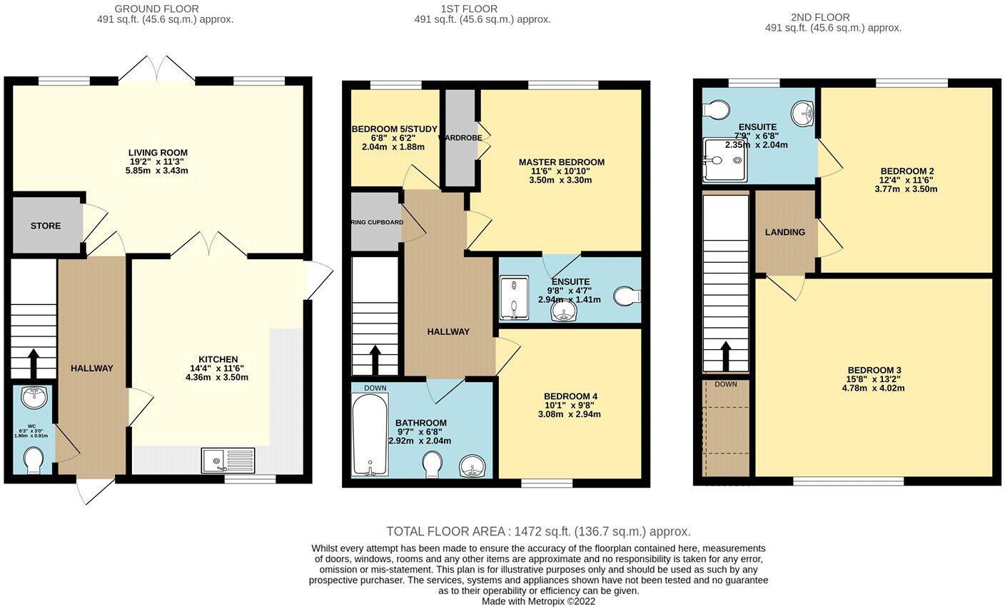 Teasel Close, Red Lodge, Bury St. Edmunds, Suffolk, IP28 floorplan