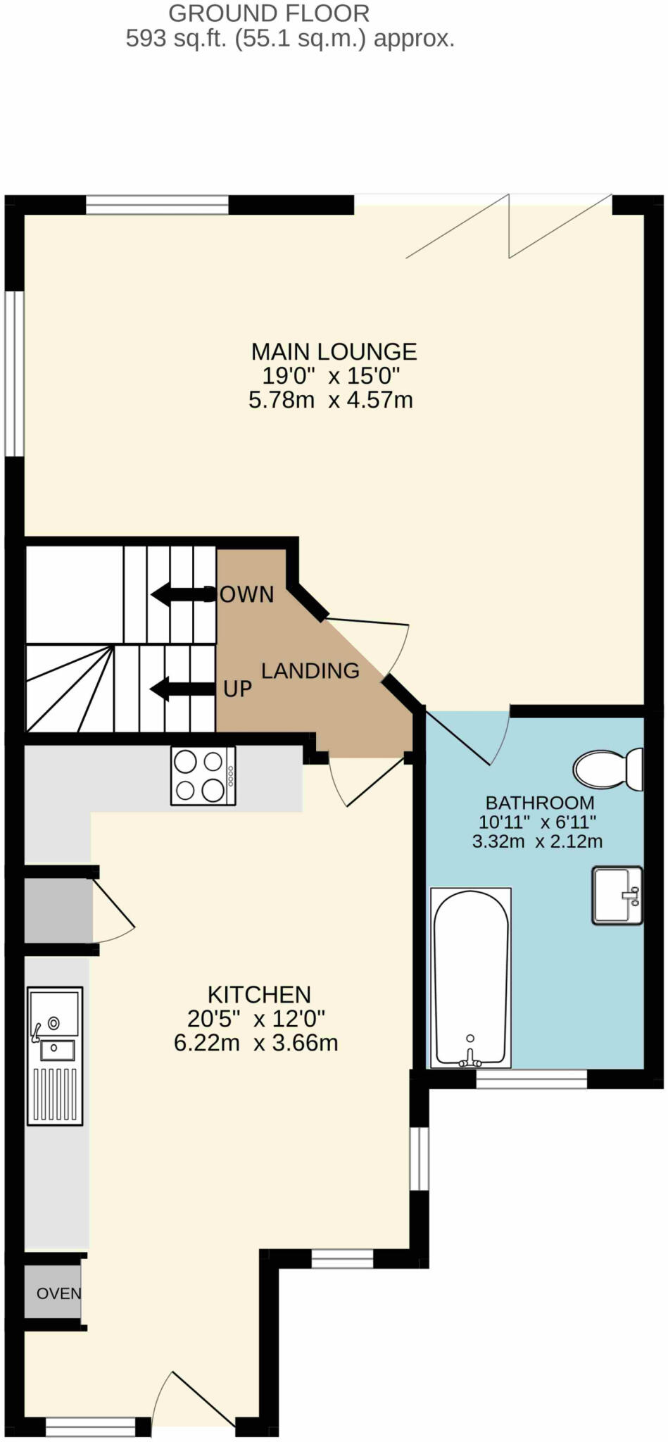Worsbrough Road, Blacker Hill, Barnsley, S74 floorplan