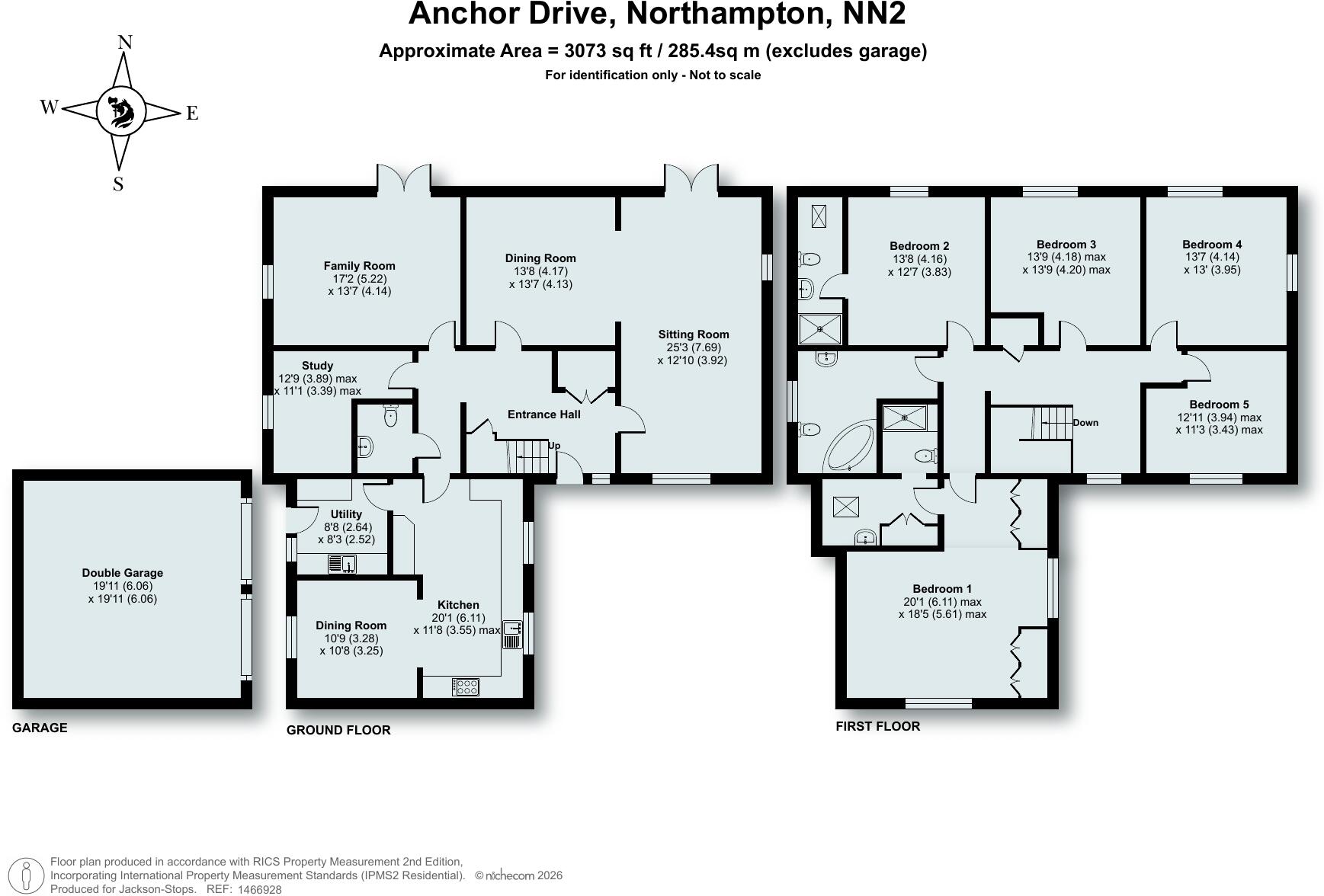 Anchor Drive, Kingsthorpe, Northampton, Northamptonshire, NN2 floorplan