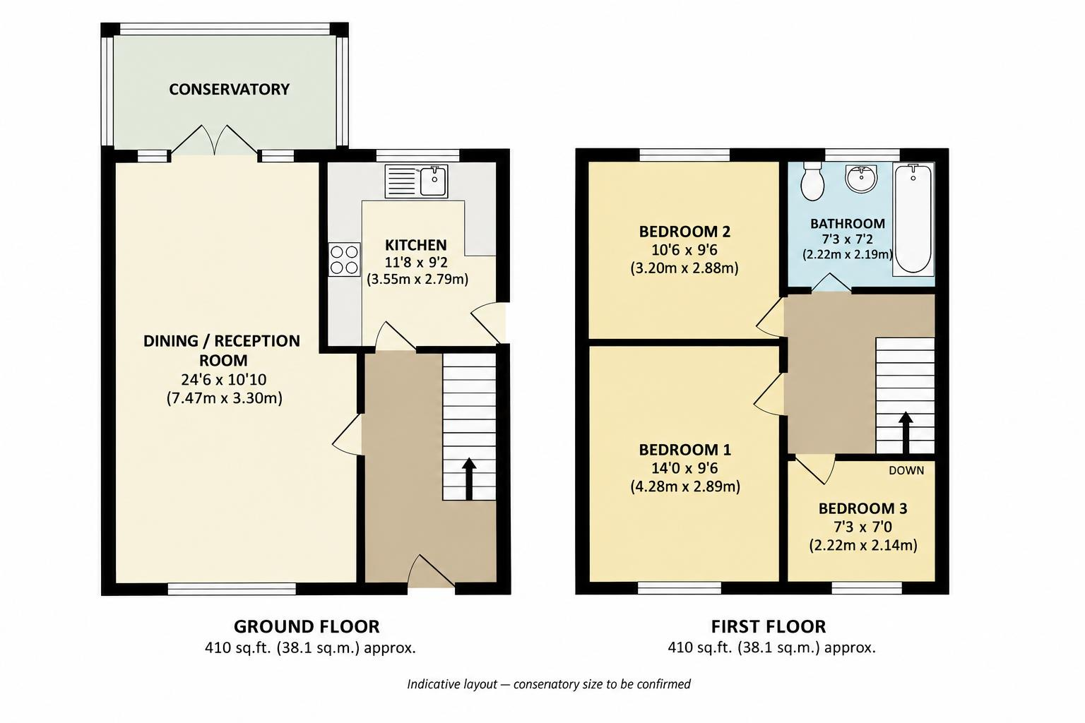 Hulme Road, Leigh floorplan