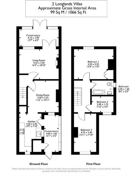 Longlands Villas, Ambergate, Belper floorplan