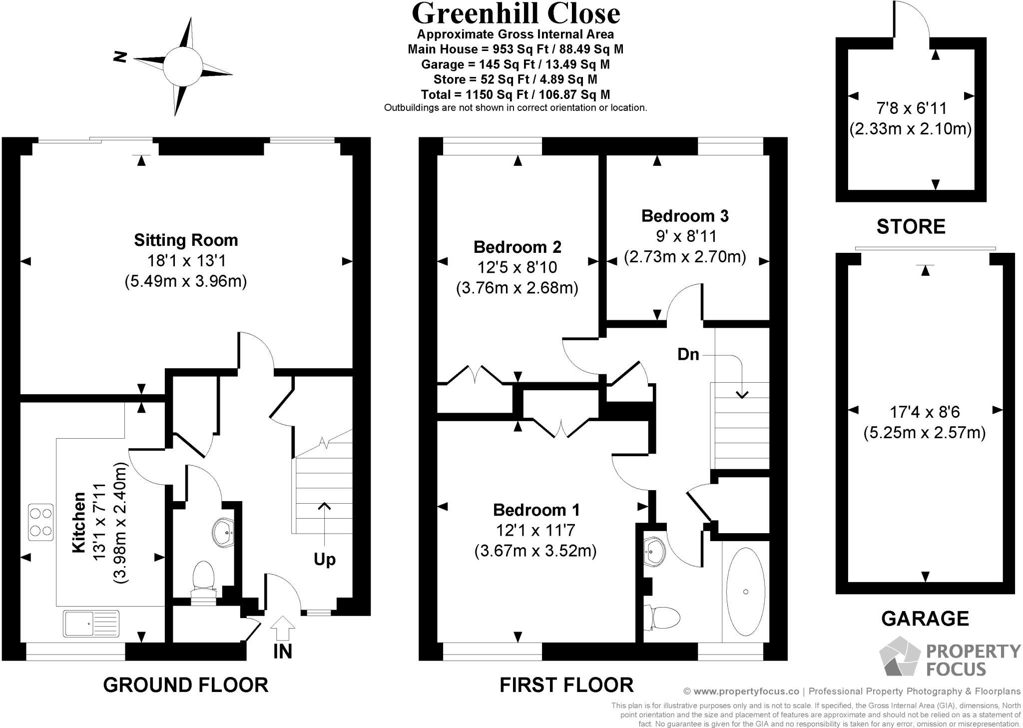 Greenhill Close, Winchester, Hampshire, SO22 floorplan