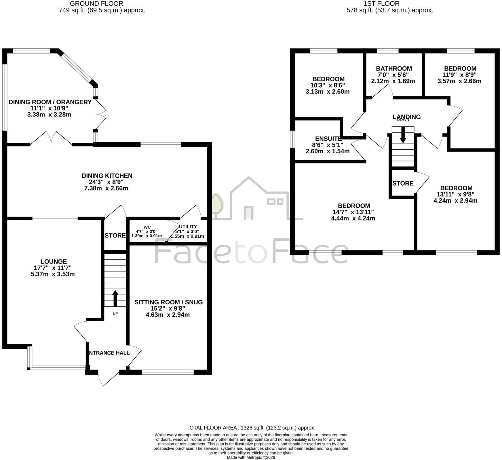 Kinders Fold, Littleborough, OL15 floorplan
