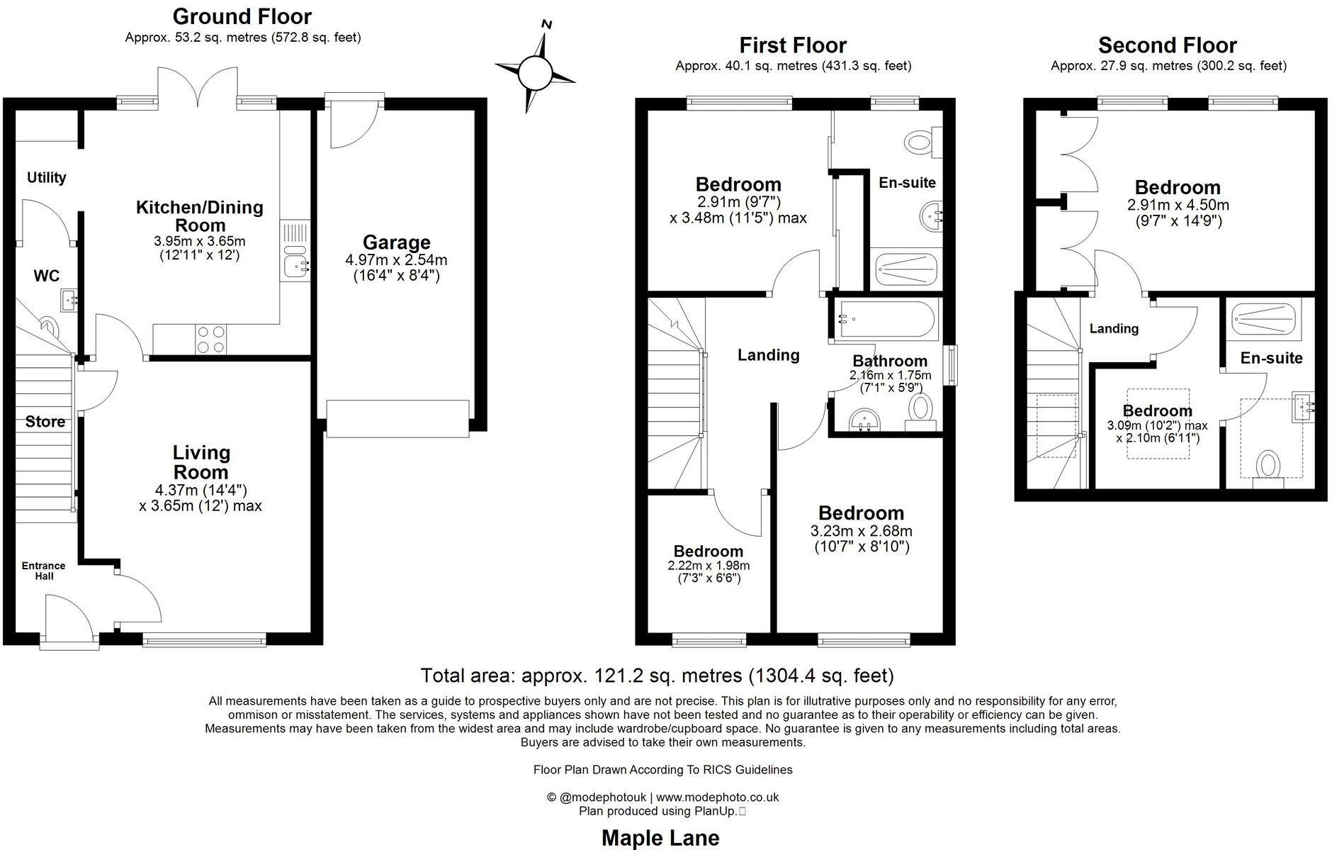 Maple Lane, Wickford, SS11 floorplan