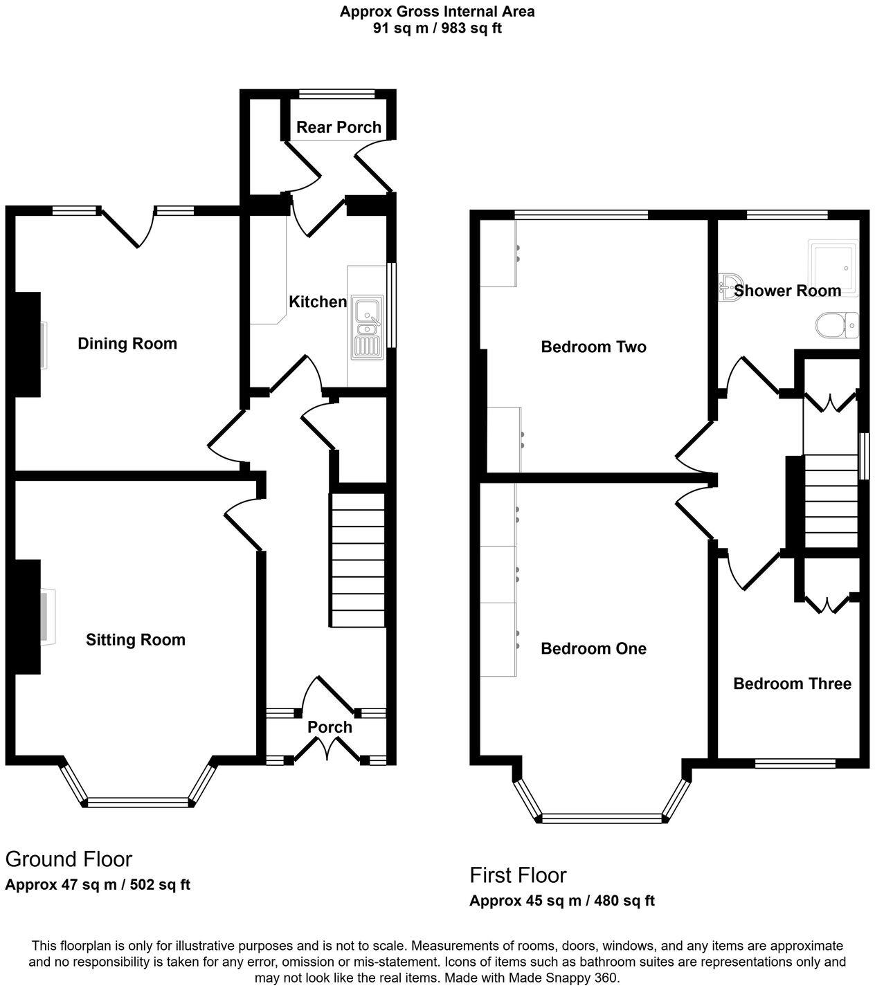 York Crescent, Wollaston, Stourbridge, DY8 4RT floorplan