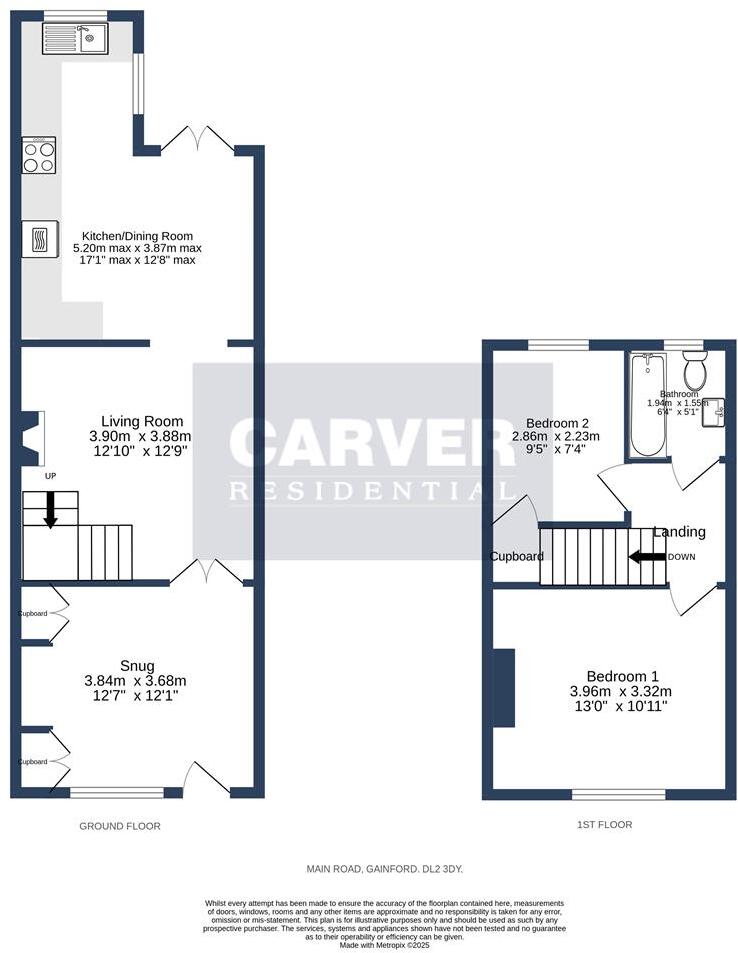 Main Road, Gainford, Darlington floorplan