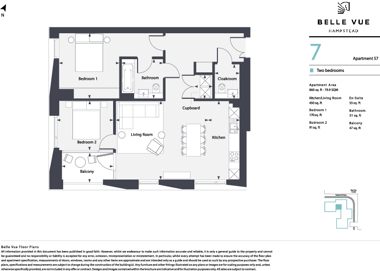 Rowland Hill Street,
Hampstead,
London,
NW3 floorplan