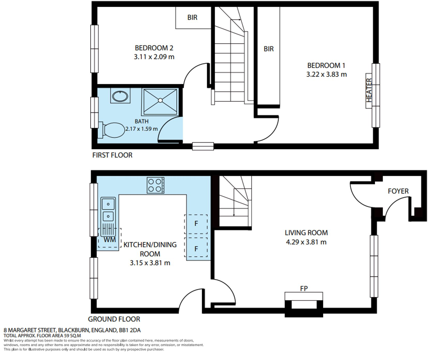Margaret Street, Blackburn, BB1 floorplan