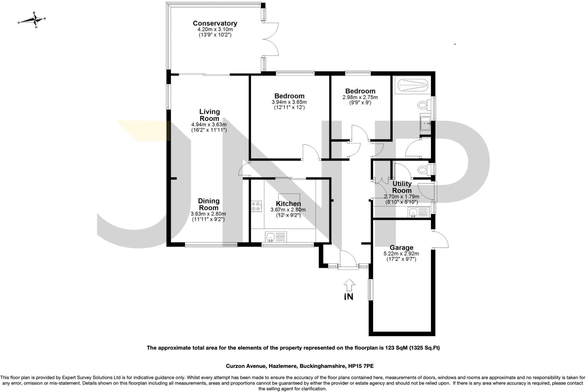Curzon Avenue, Hazlemere, High Wycombe, Buckinghamshire, HP15 floorplan