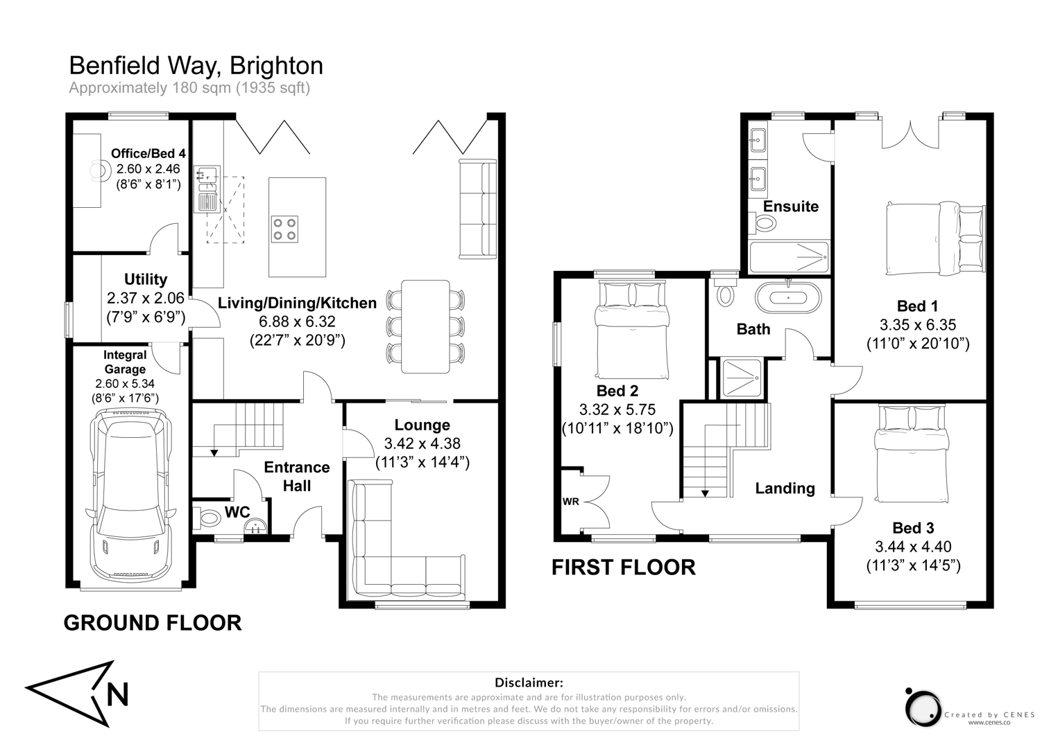 Benfield Way, Portslade, Brighton floorplan