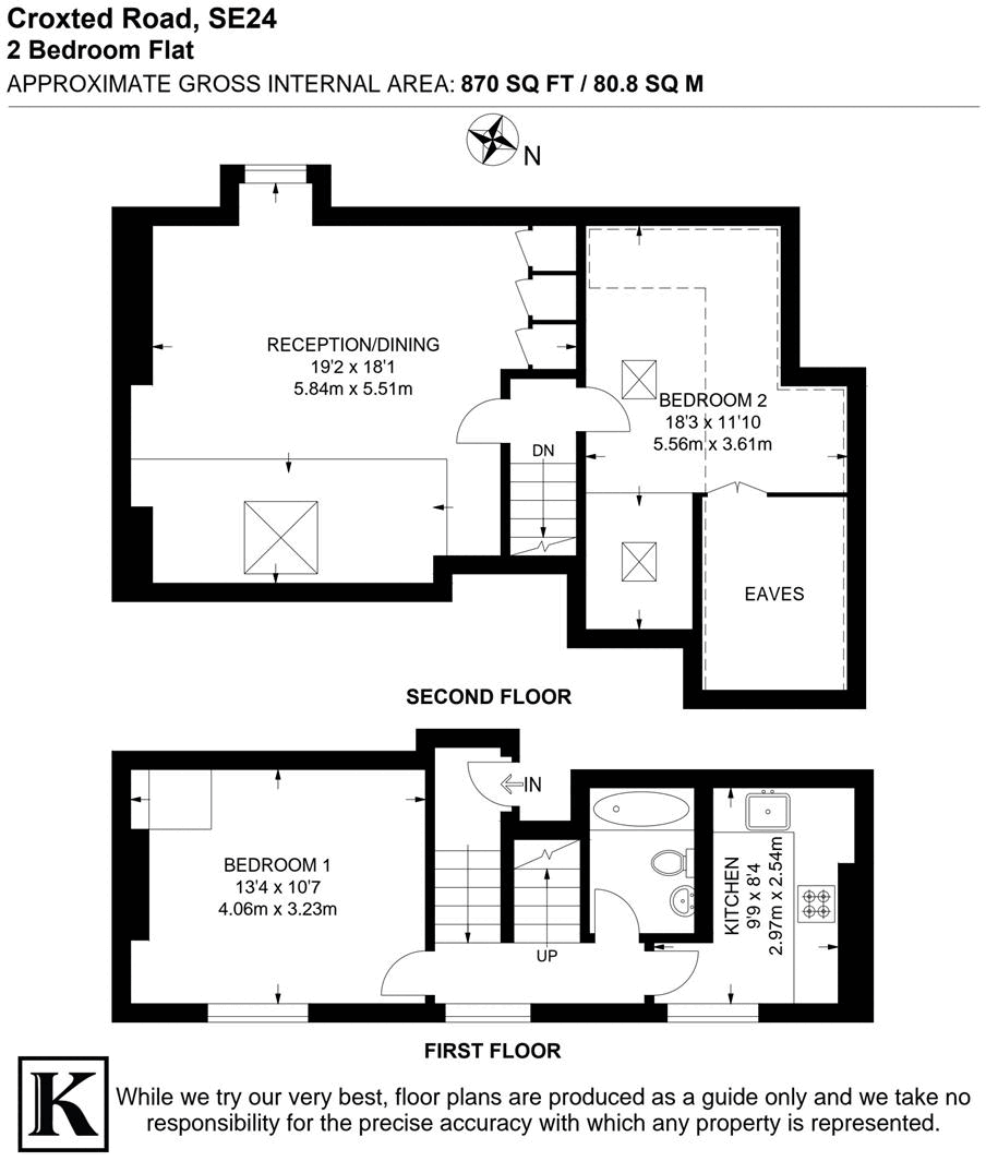 Croxted Road, SE21 floorplan
