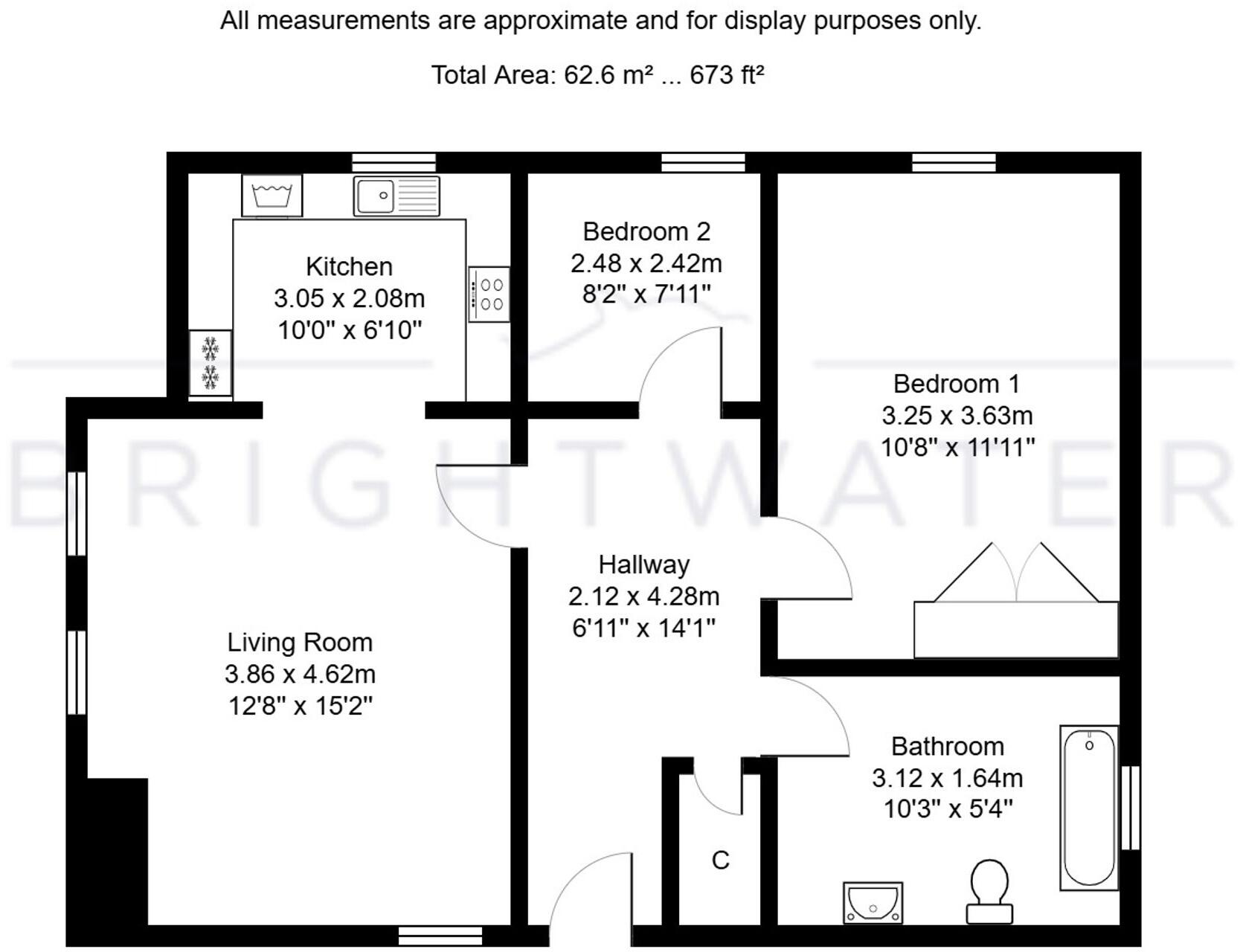 Willow Drive, Ringwood, BH24 floorplan