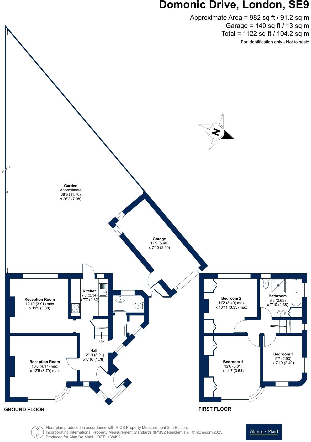 Domonic Drive, London floorplan