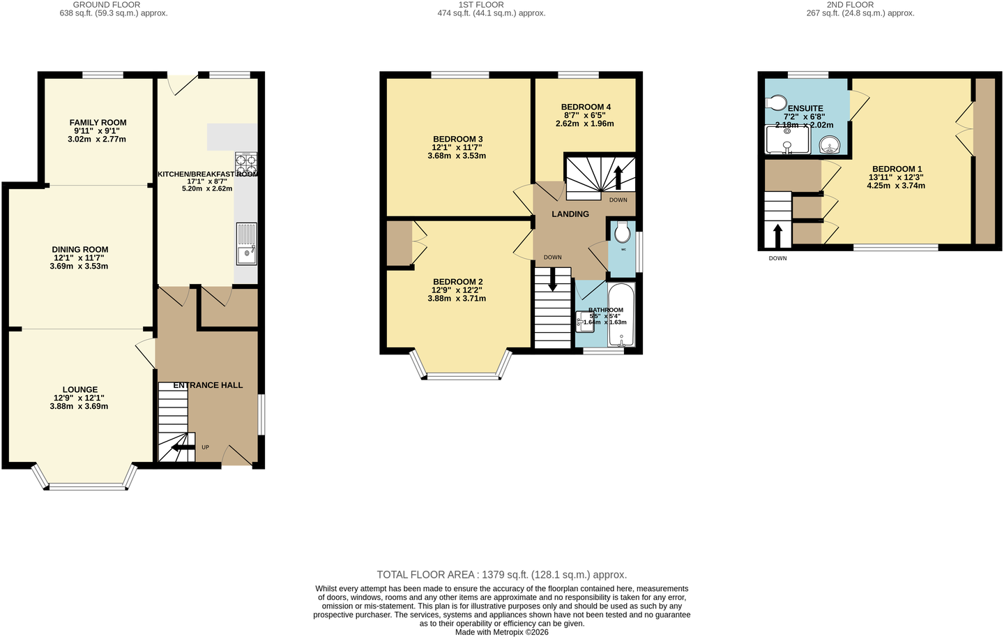Westwood Avenue, Glenholt, Plymouth floorplan