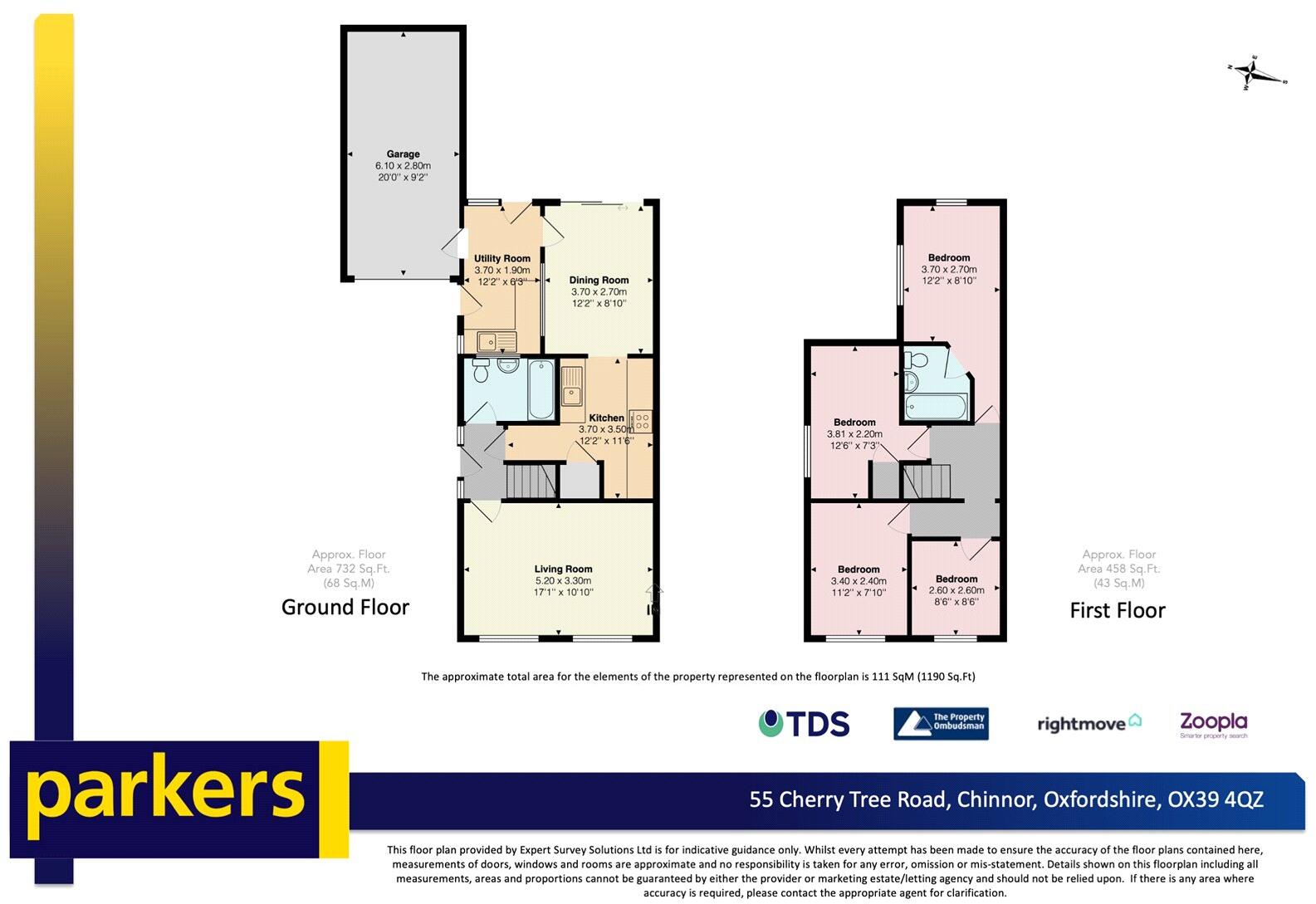 Cherry Tree Road, Chinnor, Oxfordshire, OX39 floorplan