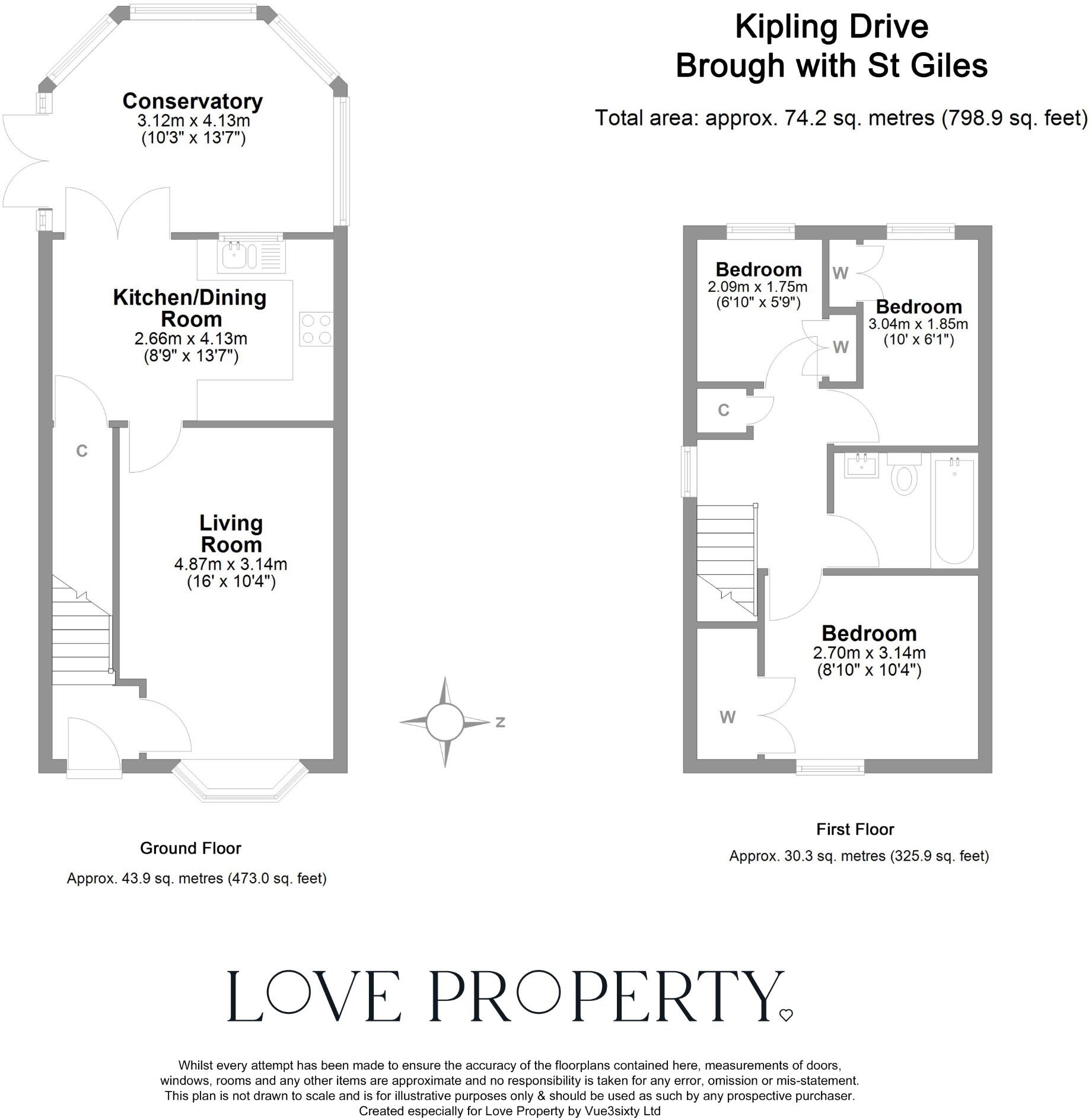 Kipling Drive, Brough with St. Giles floorplan