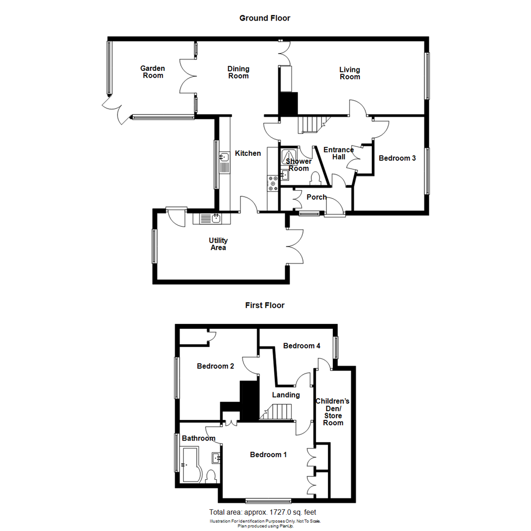 9 Brook Road, Bomere Heath, Shrewsbury, SY4 3PU floorplan