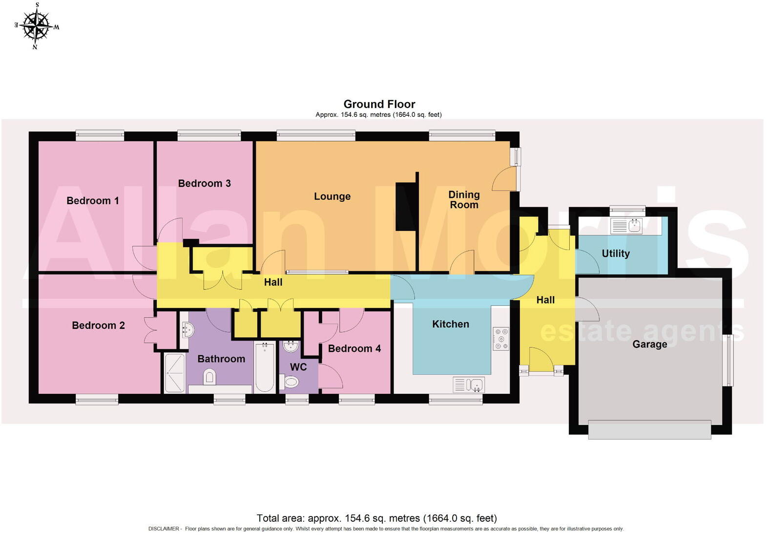 25 Kings End Road, Powick, Worcester.  WR2 4RB floorplan