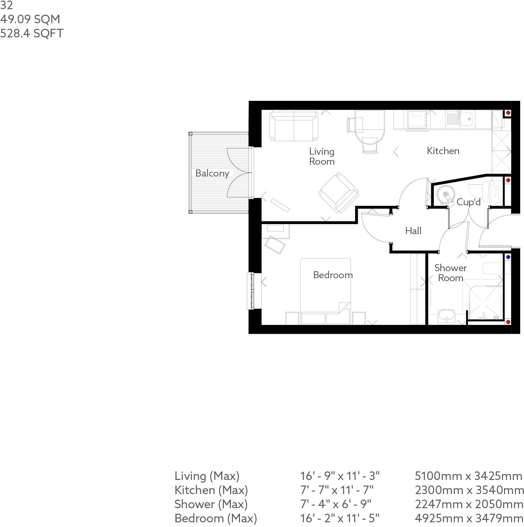 4 Langholm Close,
Beverley,
HU17 floorplan