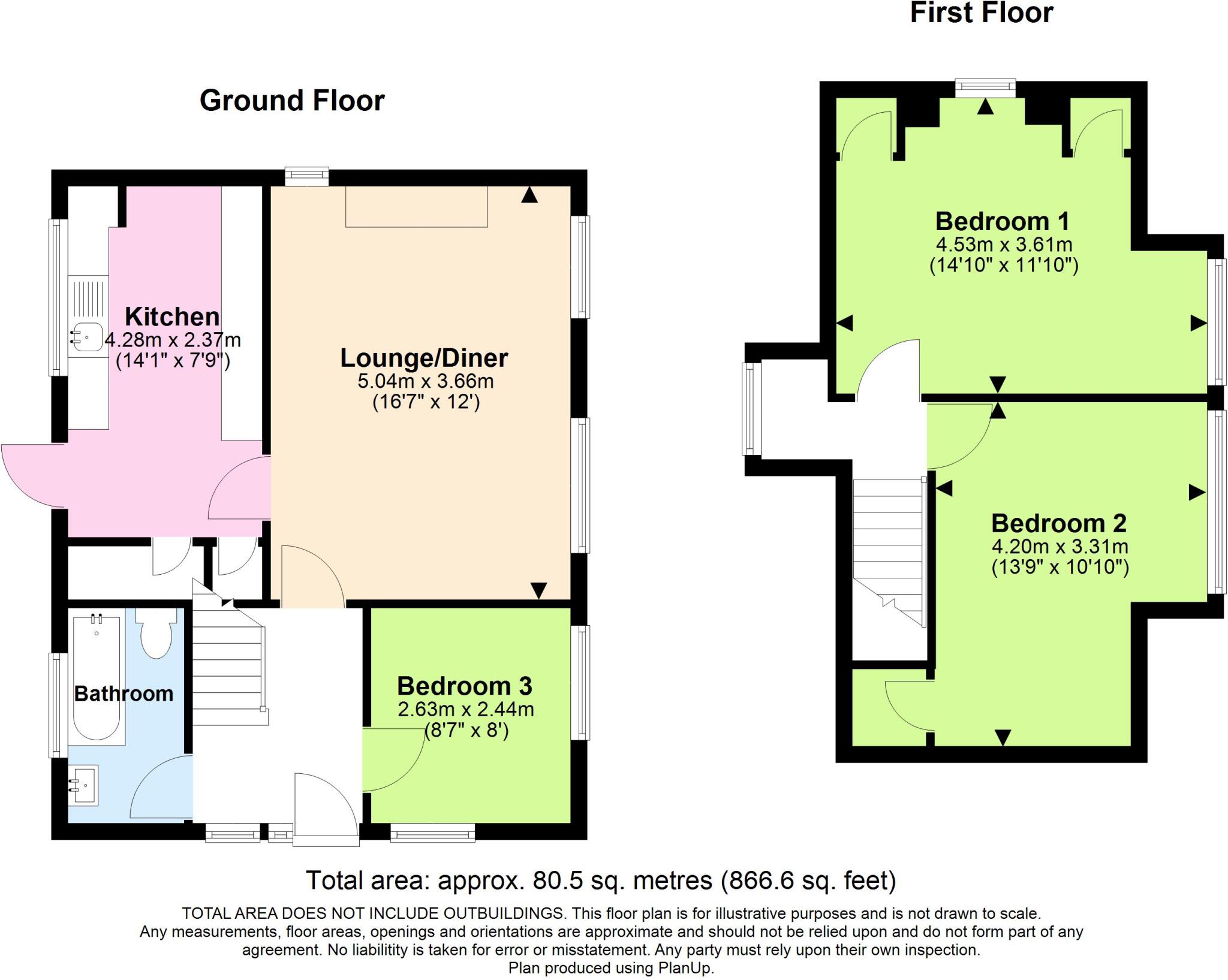 Manor Hall Road, Southwick floorplan