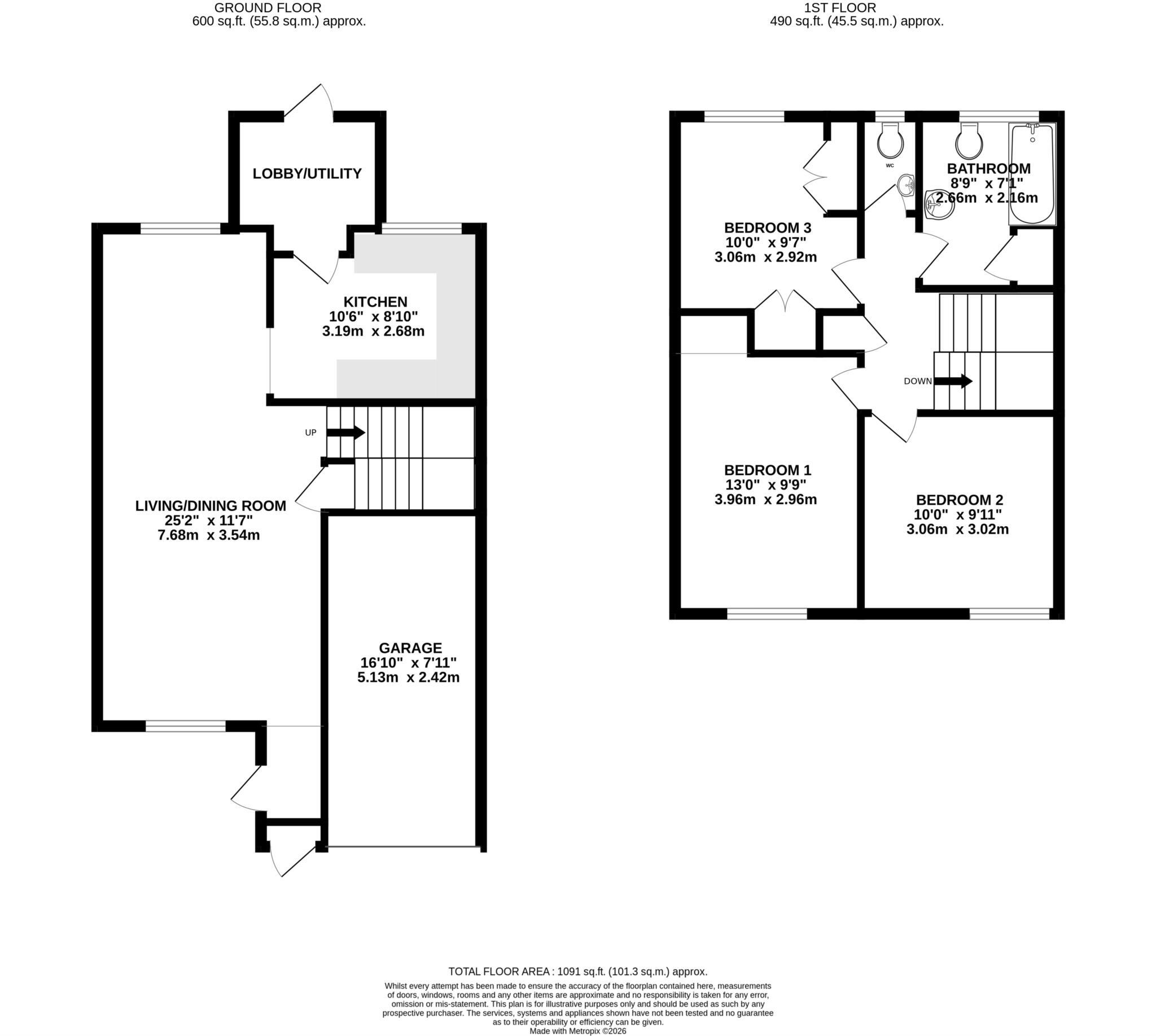 Redberry Close, Caversham Park floorplan