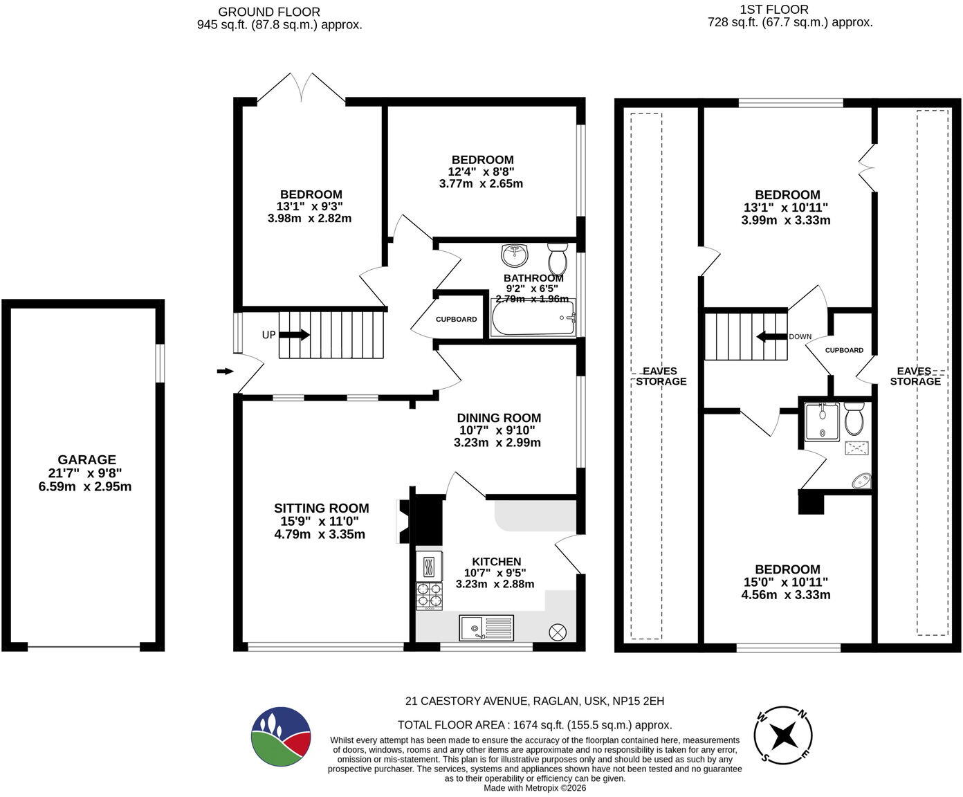 Caestory Avenue, Raglan, Usk floorplan