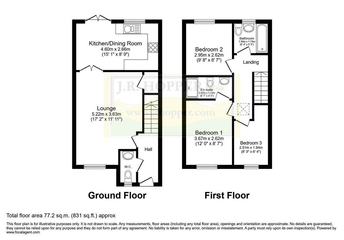 8 Birkbeck Gardens, Kirkby Stephen floorplan